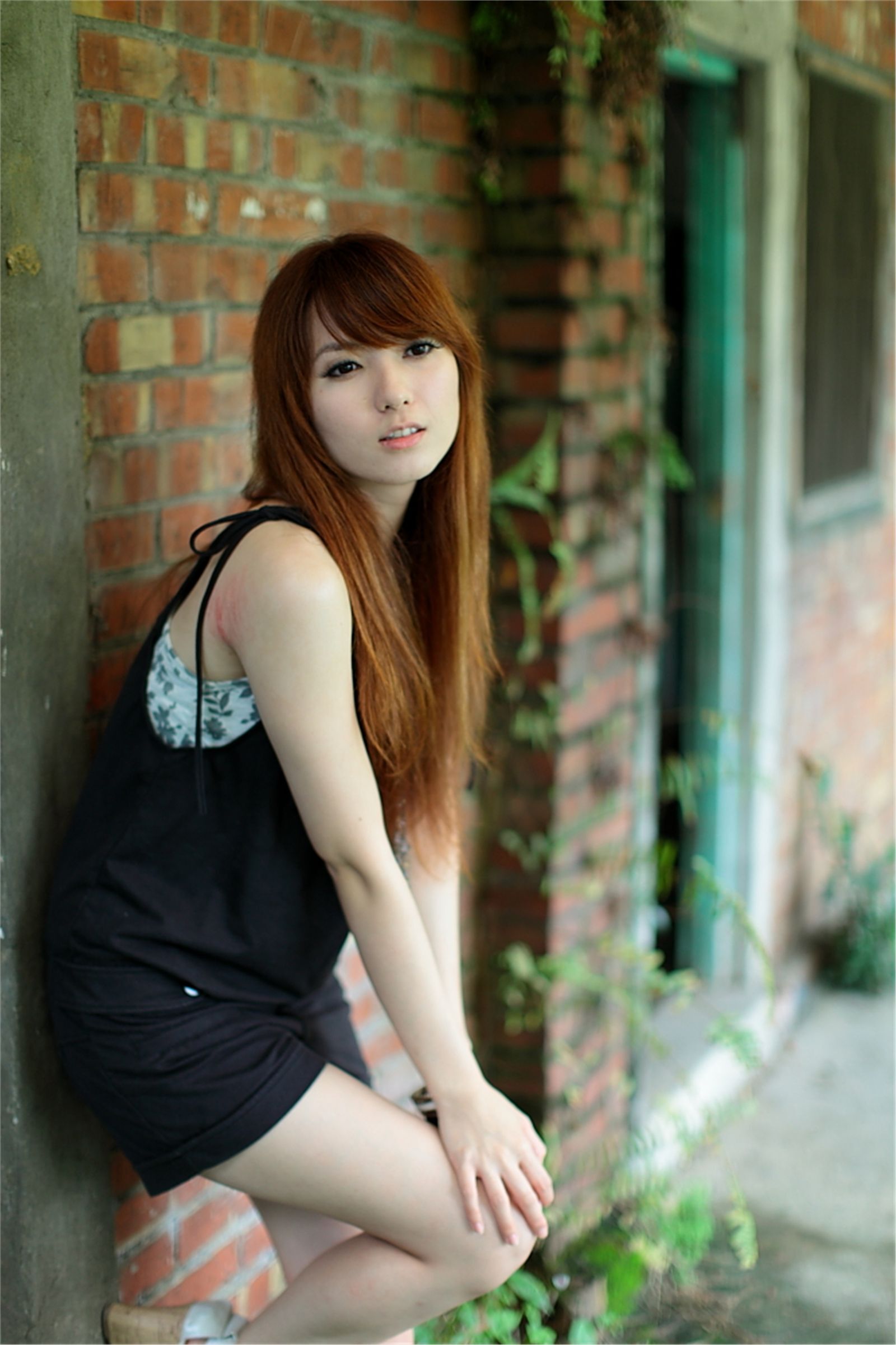 台湾清纯美女小静农场初夏田园风光写真