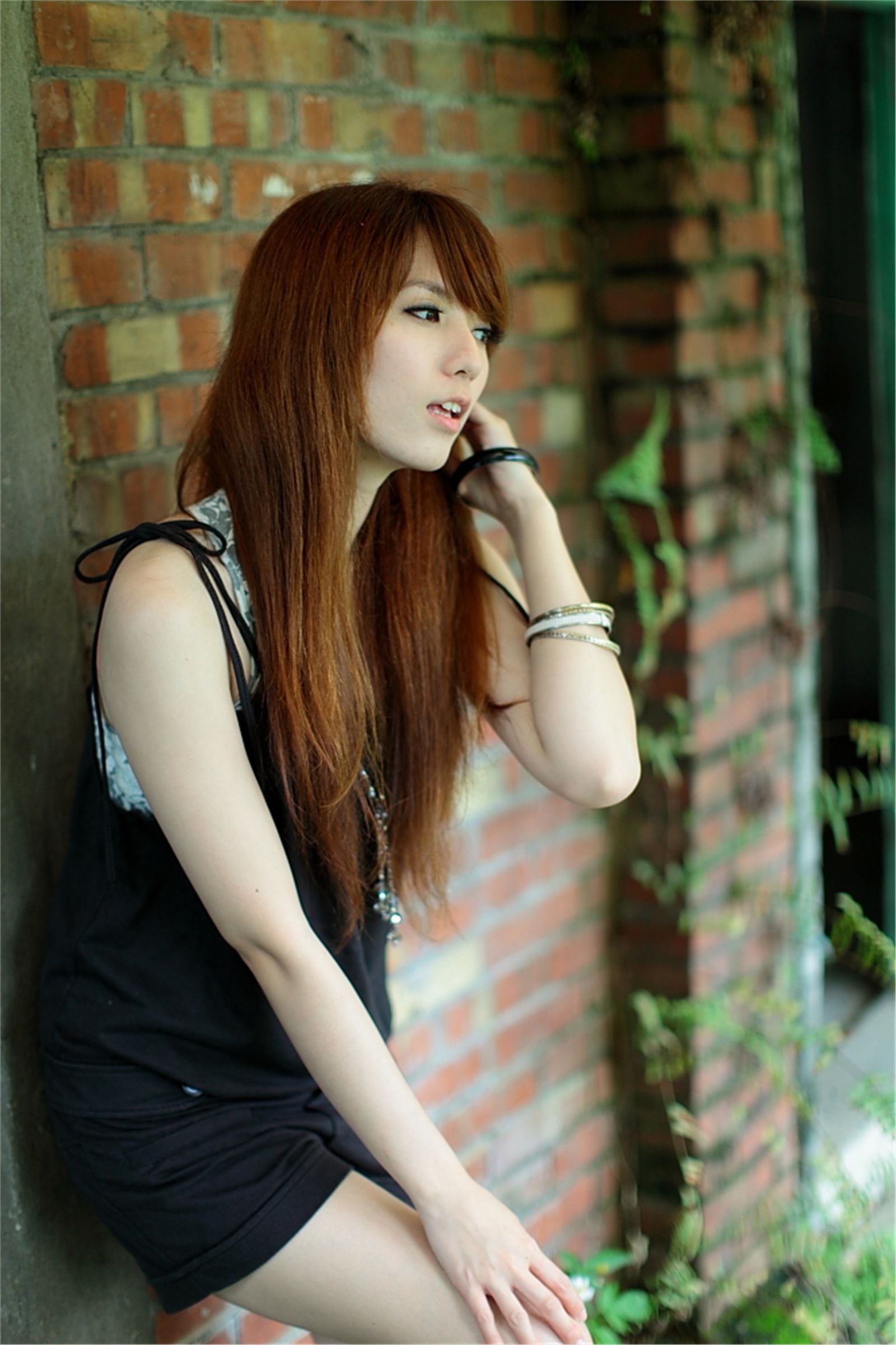 台湾清纯美女小静农场初夏田园风光写真