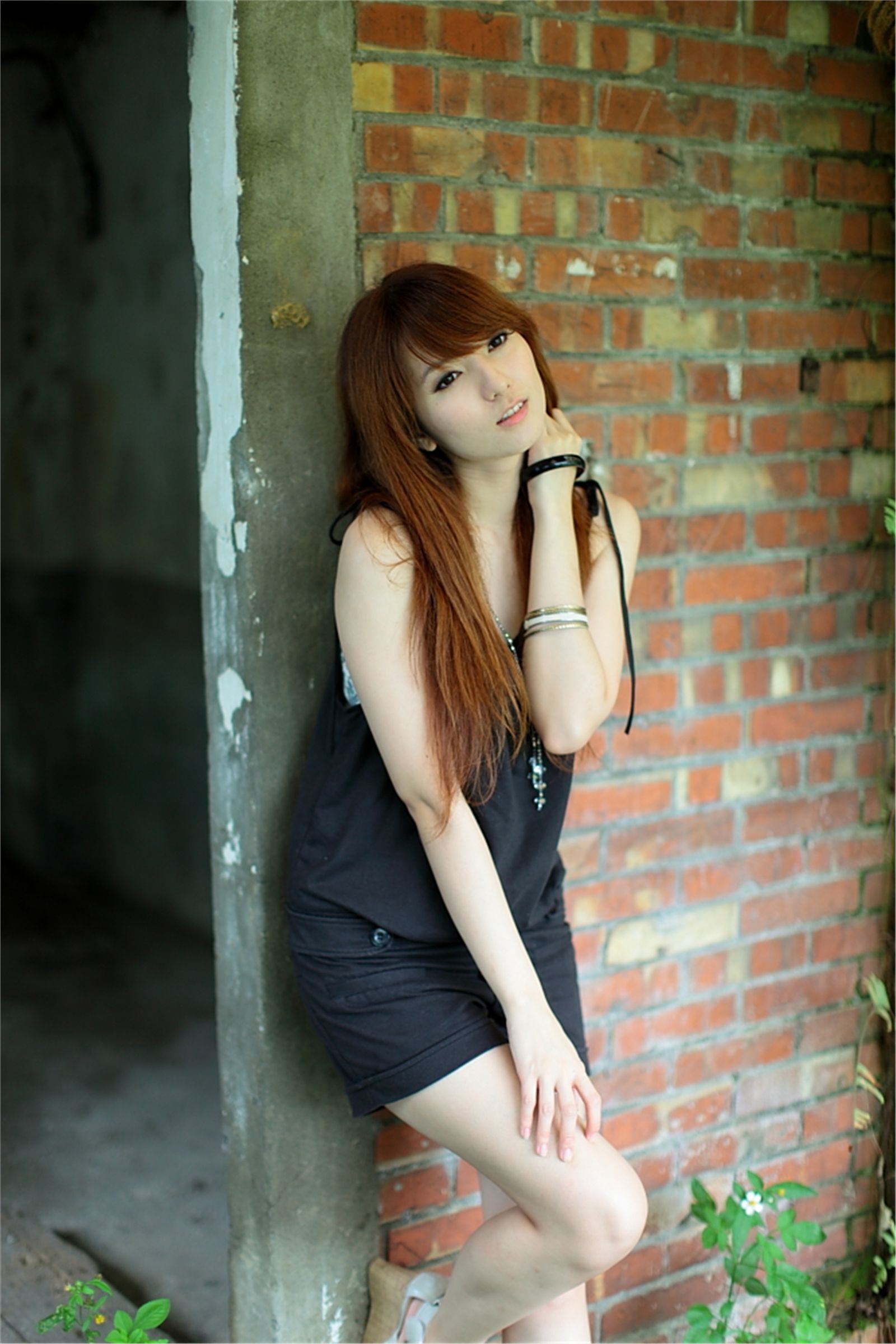 台湾清纯美女小静农场初夏田园风光写真