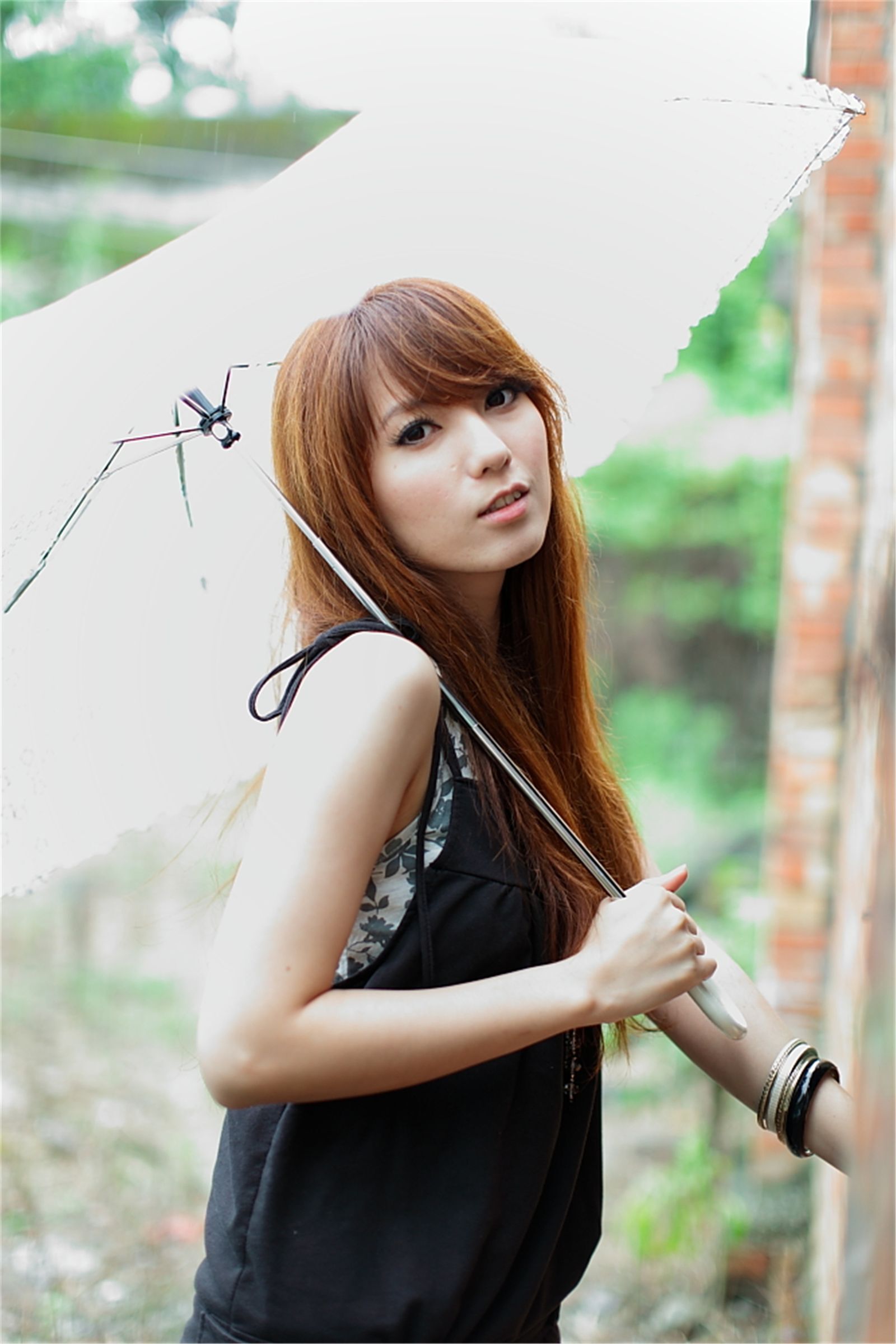 台湾清纯美女小静农场初夏田园风光写真