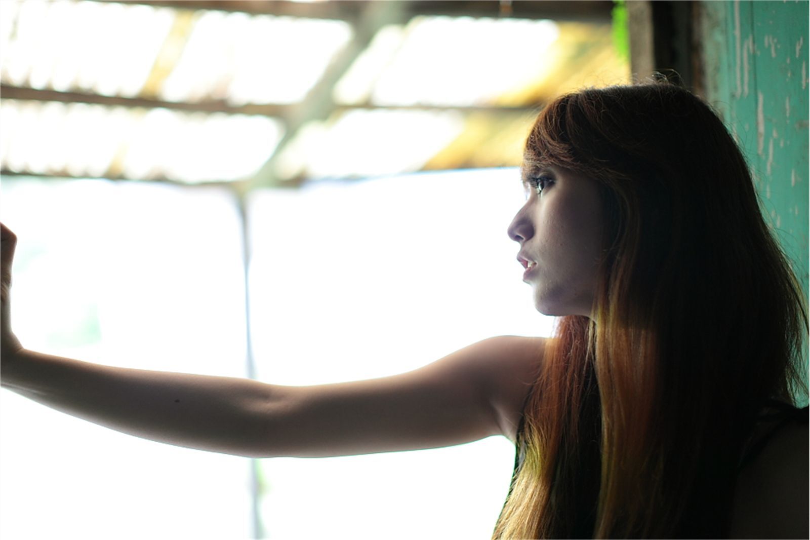 台湾清纯美女小静农场初夏田园风光写真