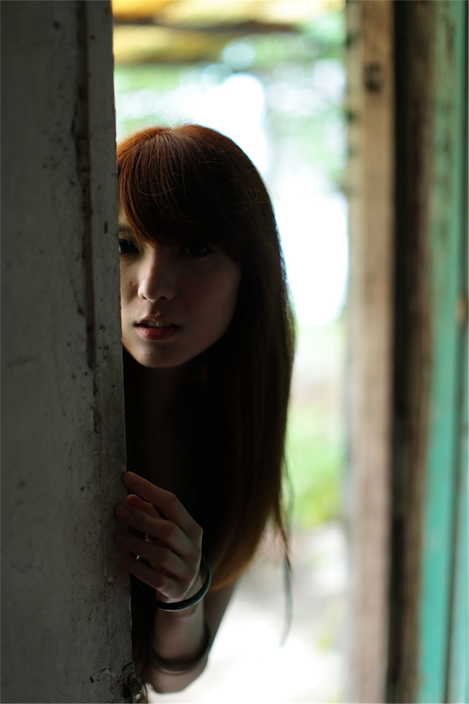 台湾清纯美女小静农场初夏田园风光写真