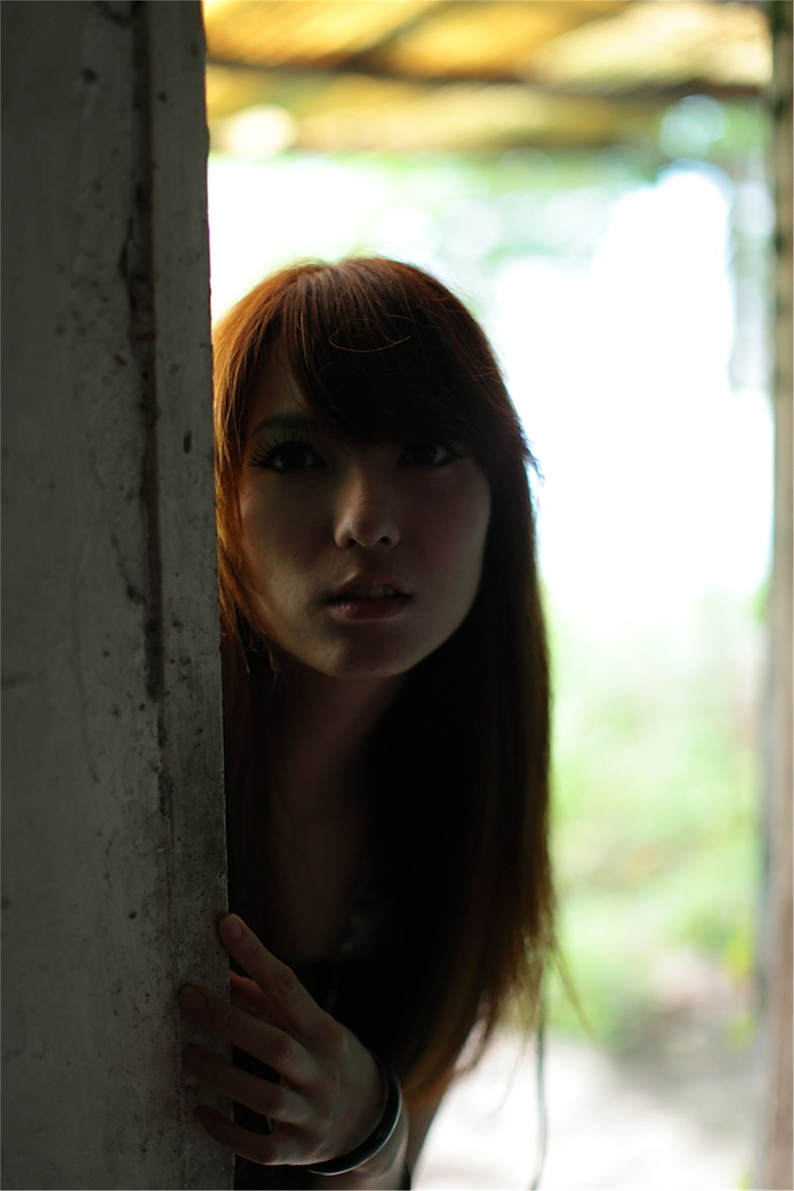 台湾清纯美女小静农场初夏田园风光写真