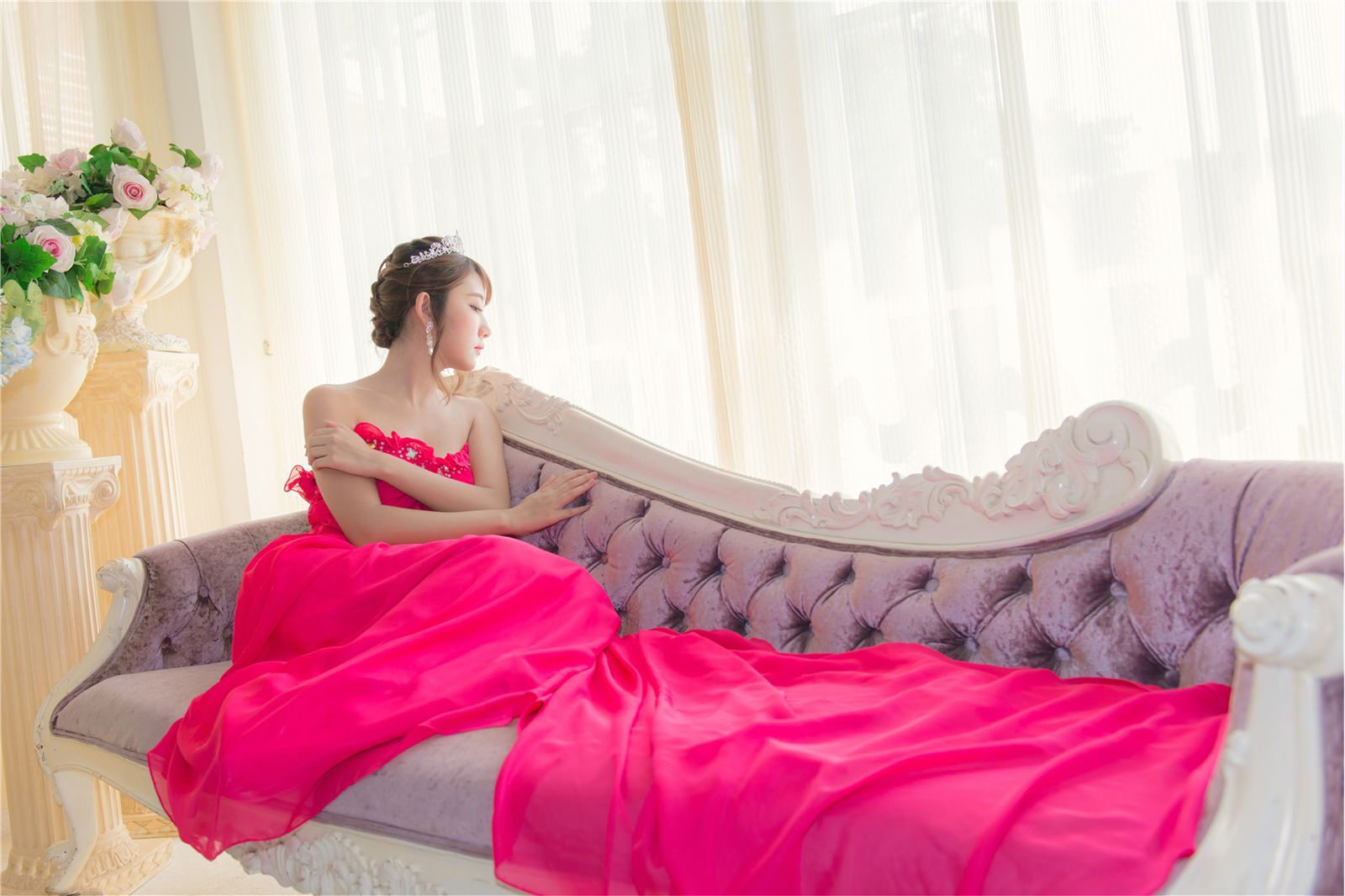 台湾气质美女许庆琳 绽放的玫瑰