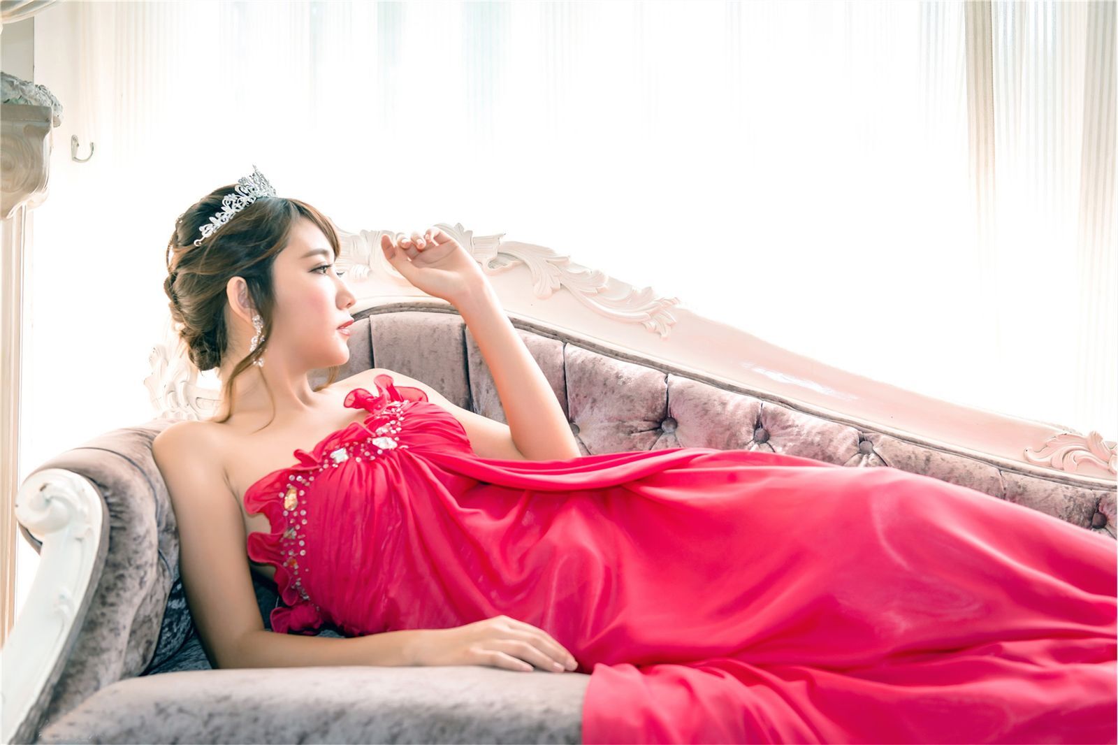 台湾气质美女许庆琳 绽放的玫瑰