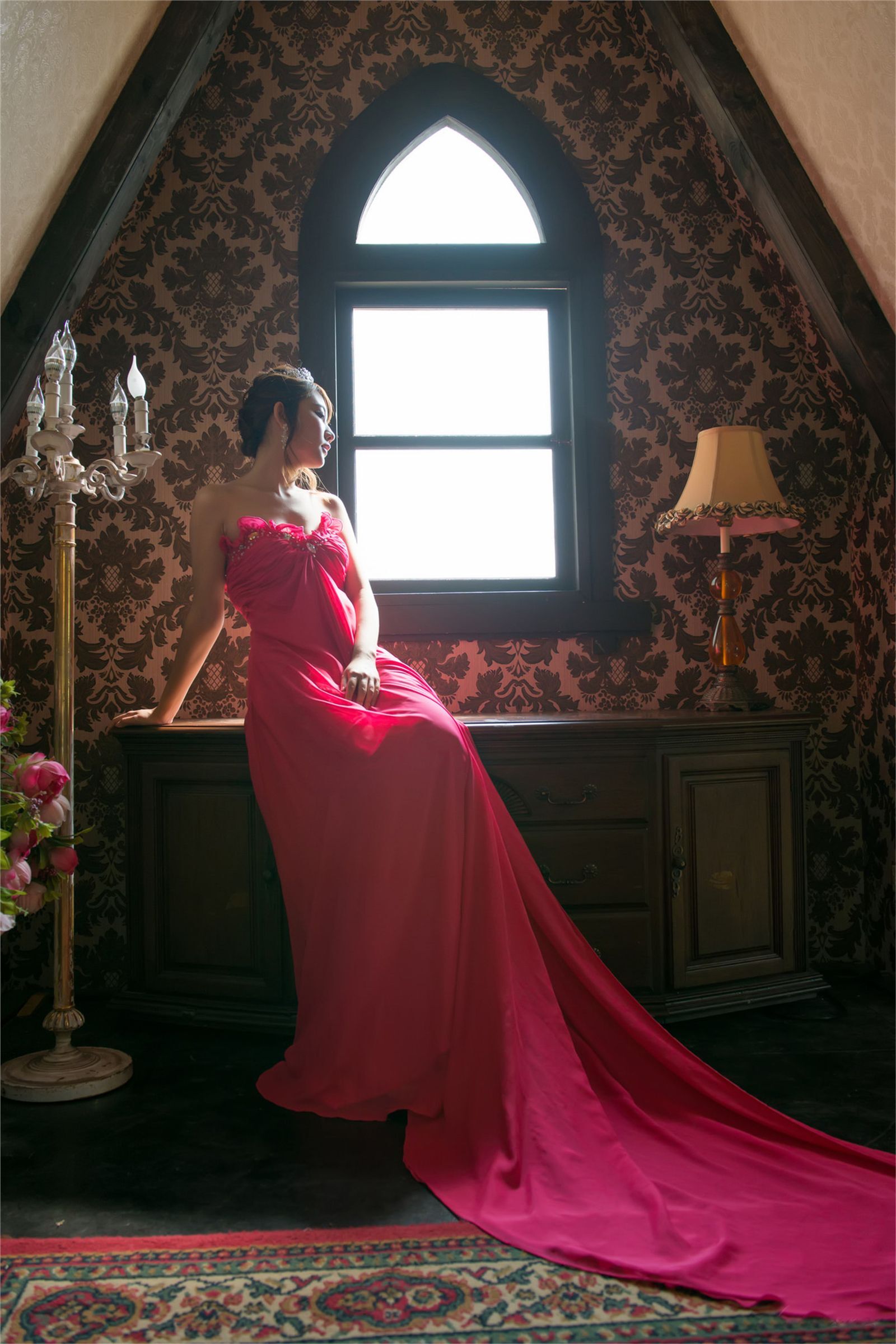 台湾气质美女许庆琳 绽放的玫瑰