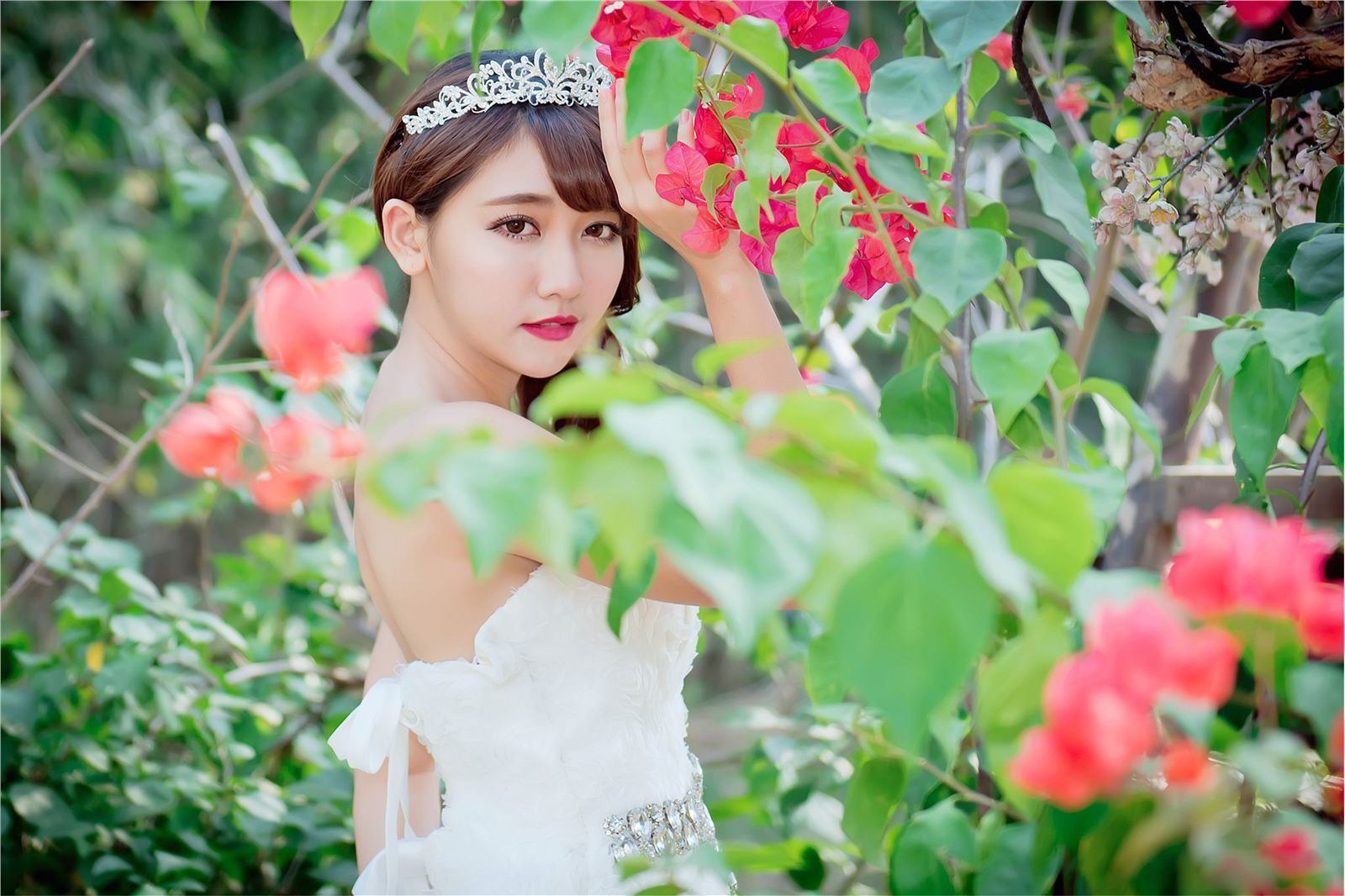 台湾气质美女许庆琳 绽放的玫瑰