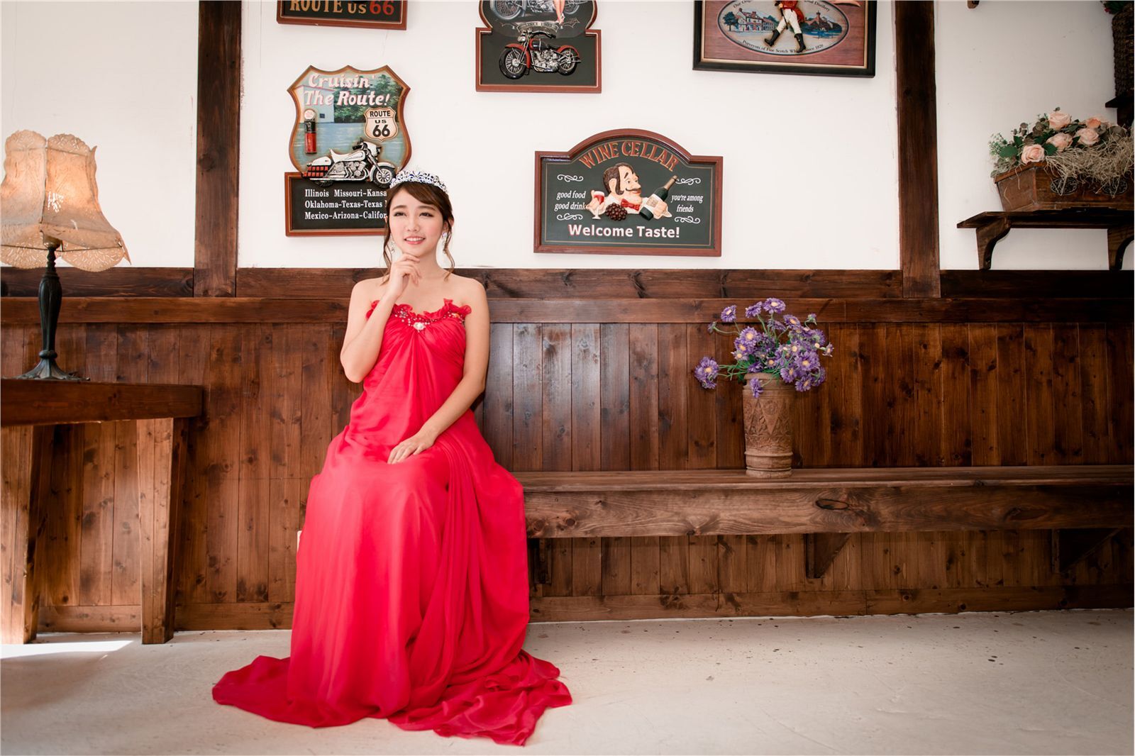 台湾气质美女许庆琳 绽放的玫瑰