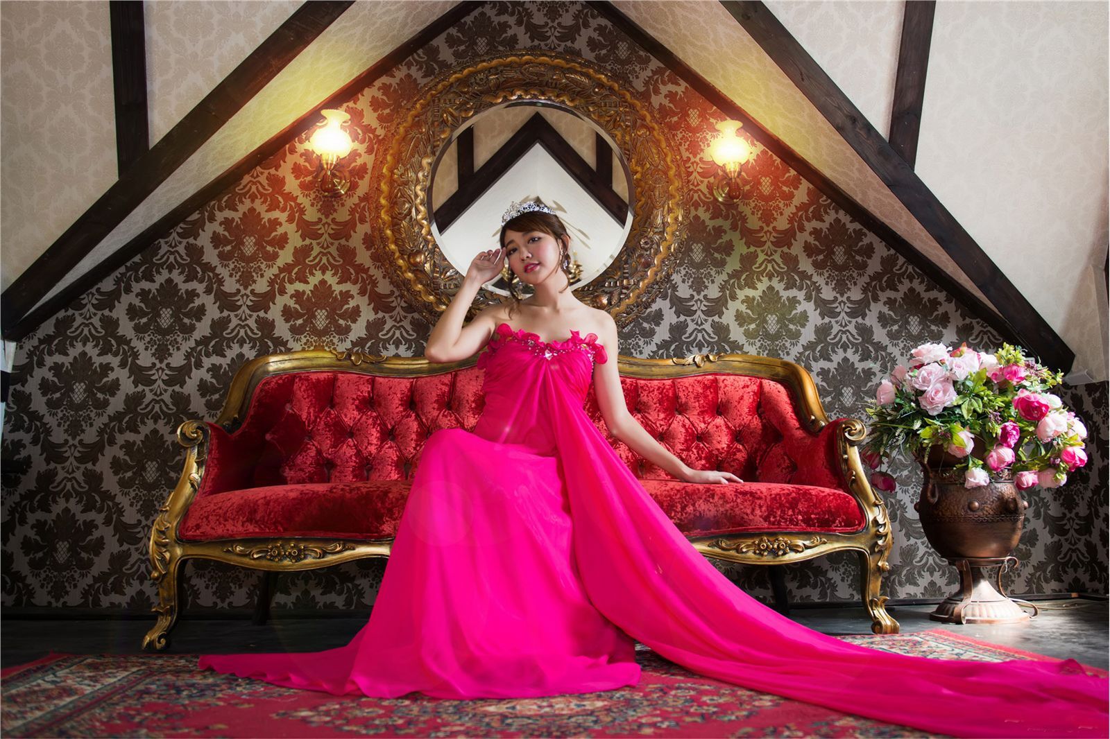 台湾气质美女许庆琳 绽放的玫瑰