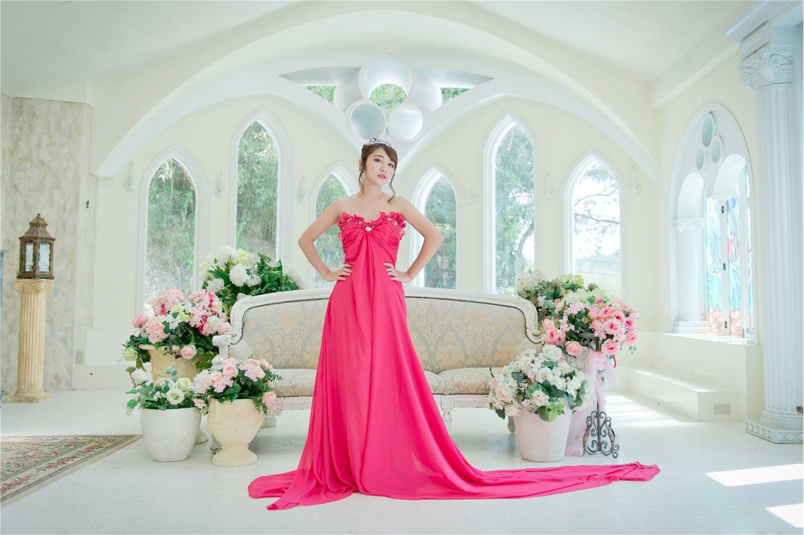 台湾气质美女许庆琳 绽放的玫瑰