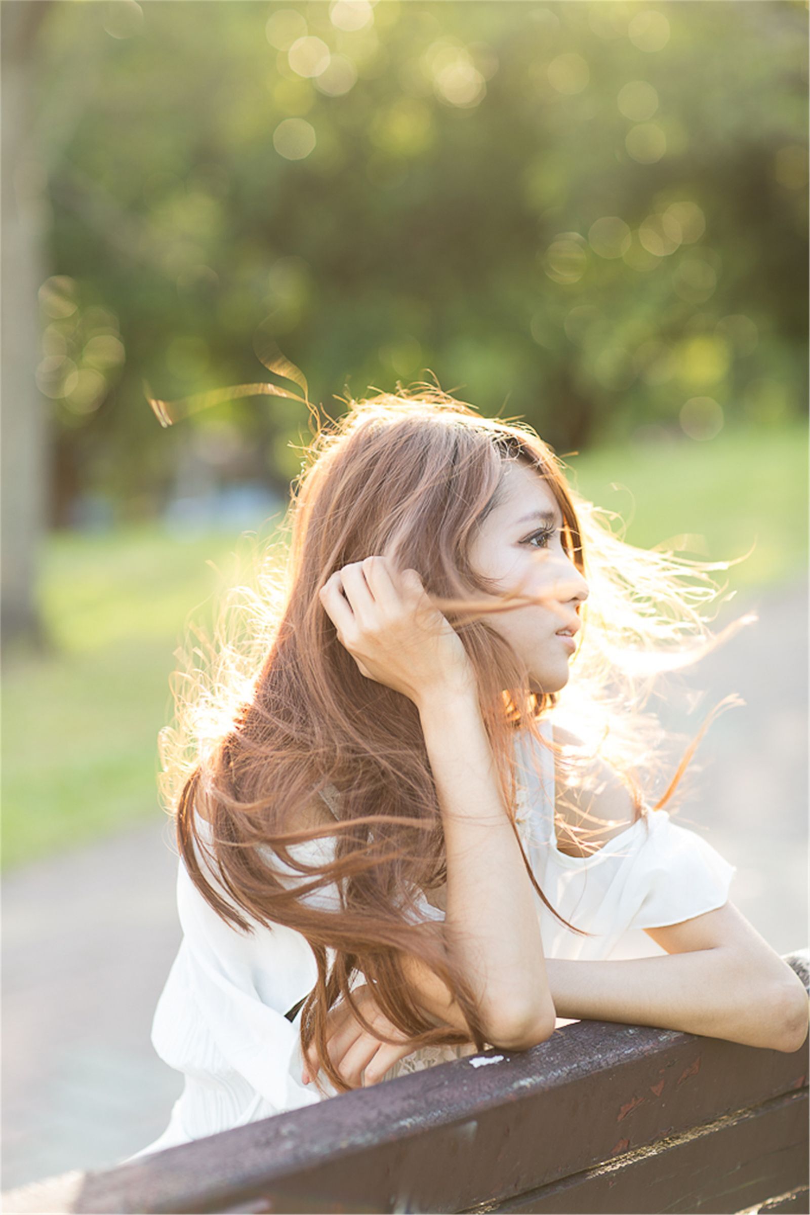 台湾清纯美女 妍安 大安森林公園外拍