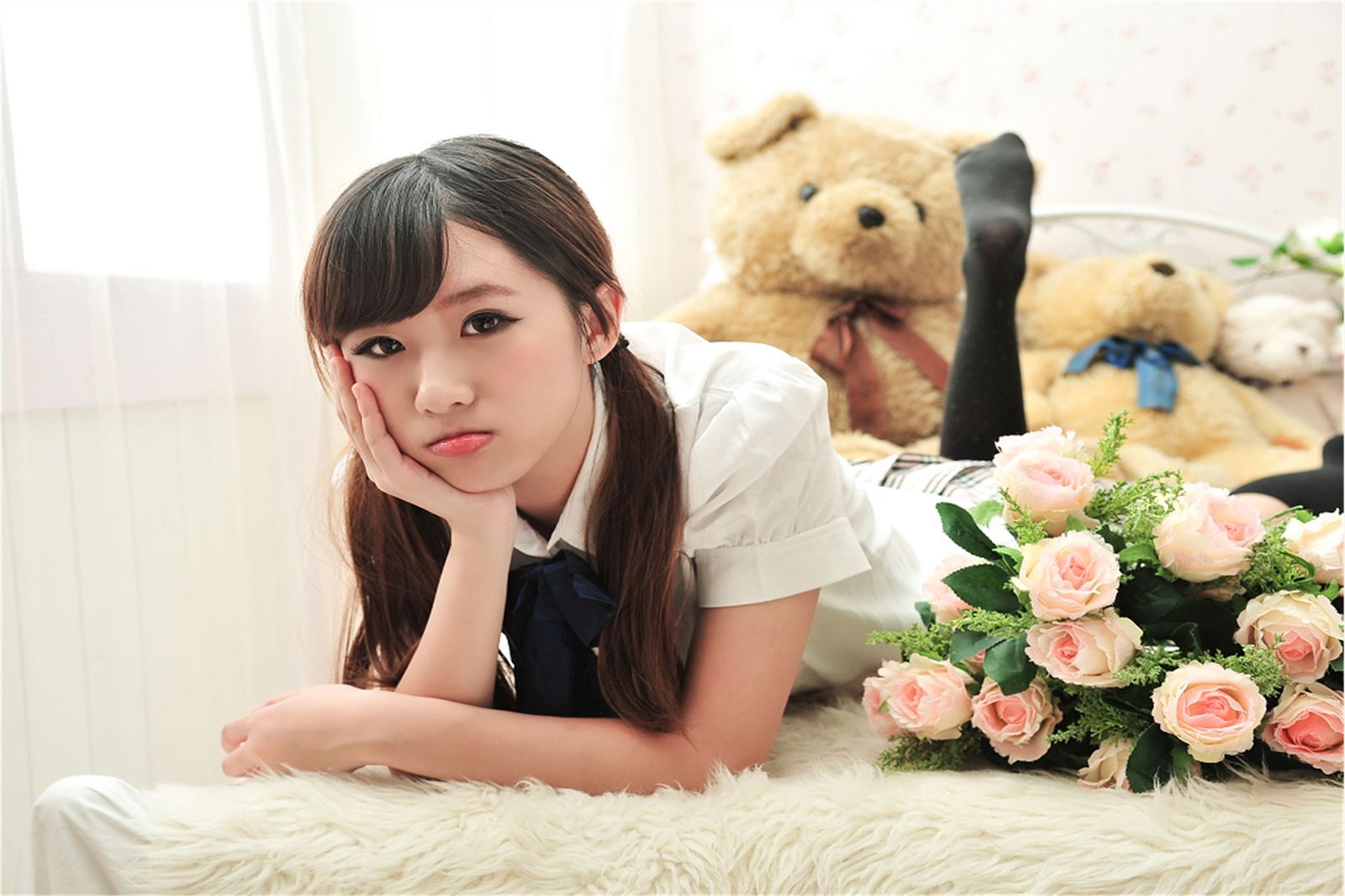 台湾清纯美女小玉-萌萌棚拍