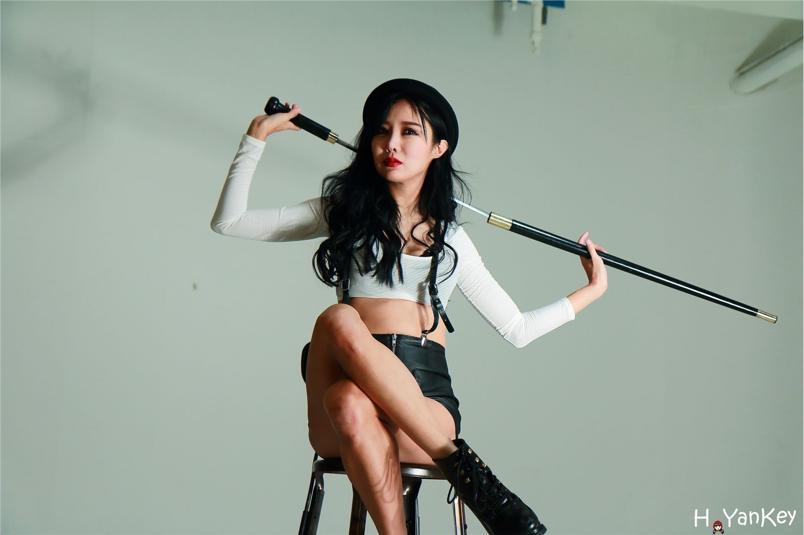 超性感美女车模白成惠棚拍写真合集