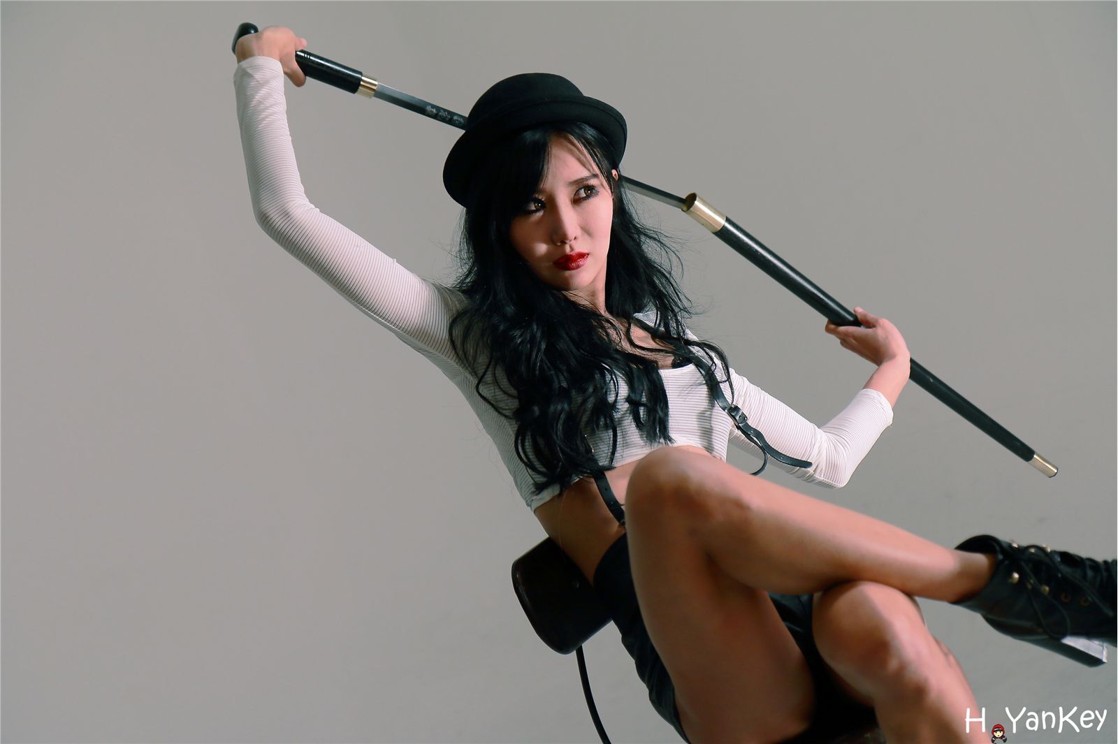 超性感美女车模白成惠棚拍写真合集