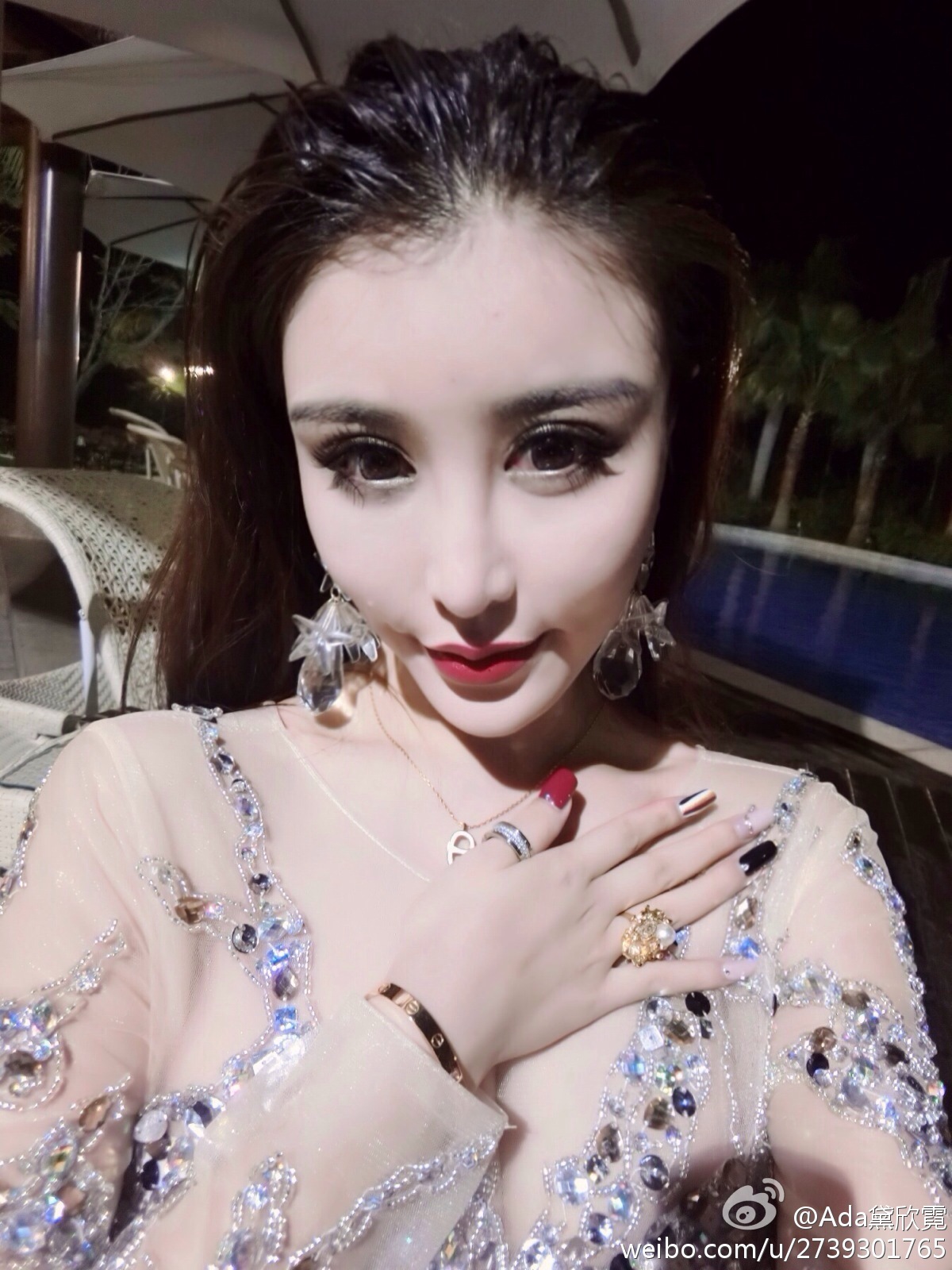 超级辣妹黛欣霓那身材辣性感辣照