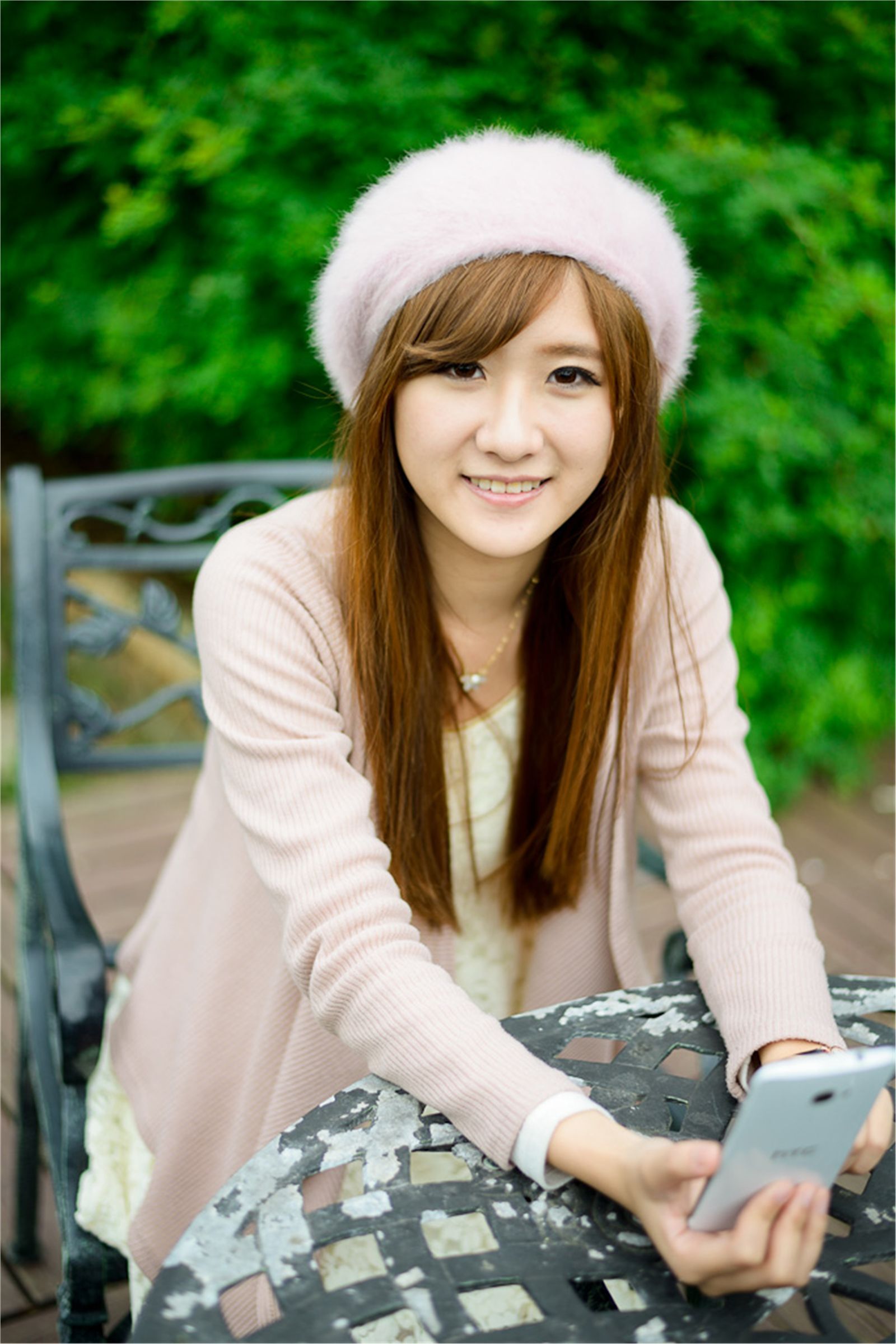 台湾清纯美女 思嫺-台北士林官邸外拍写真