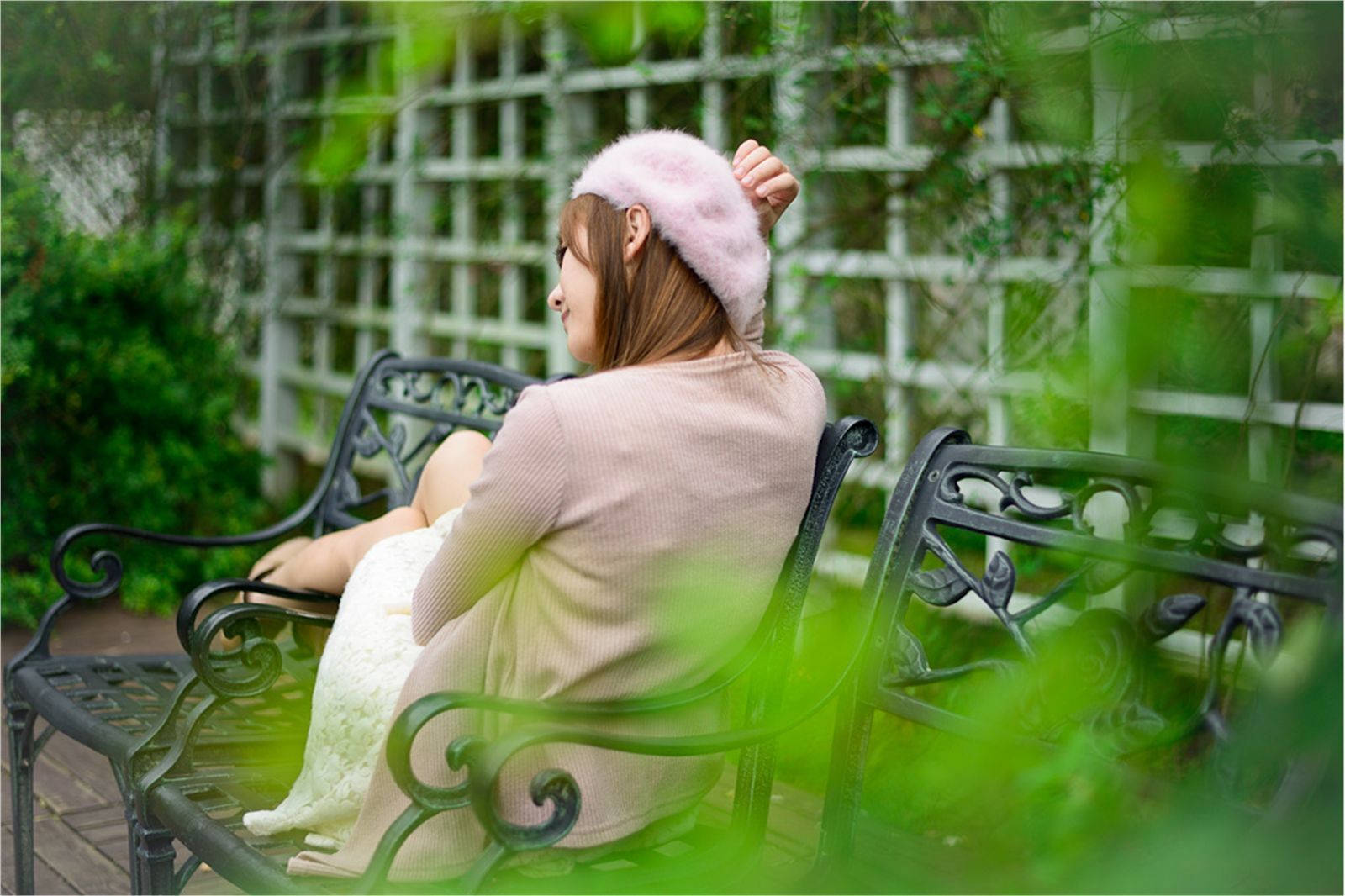 台湾清纯美女 思嫺-台北士林官邸外拍写真