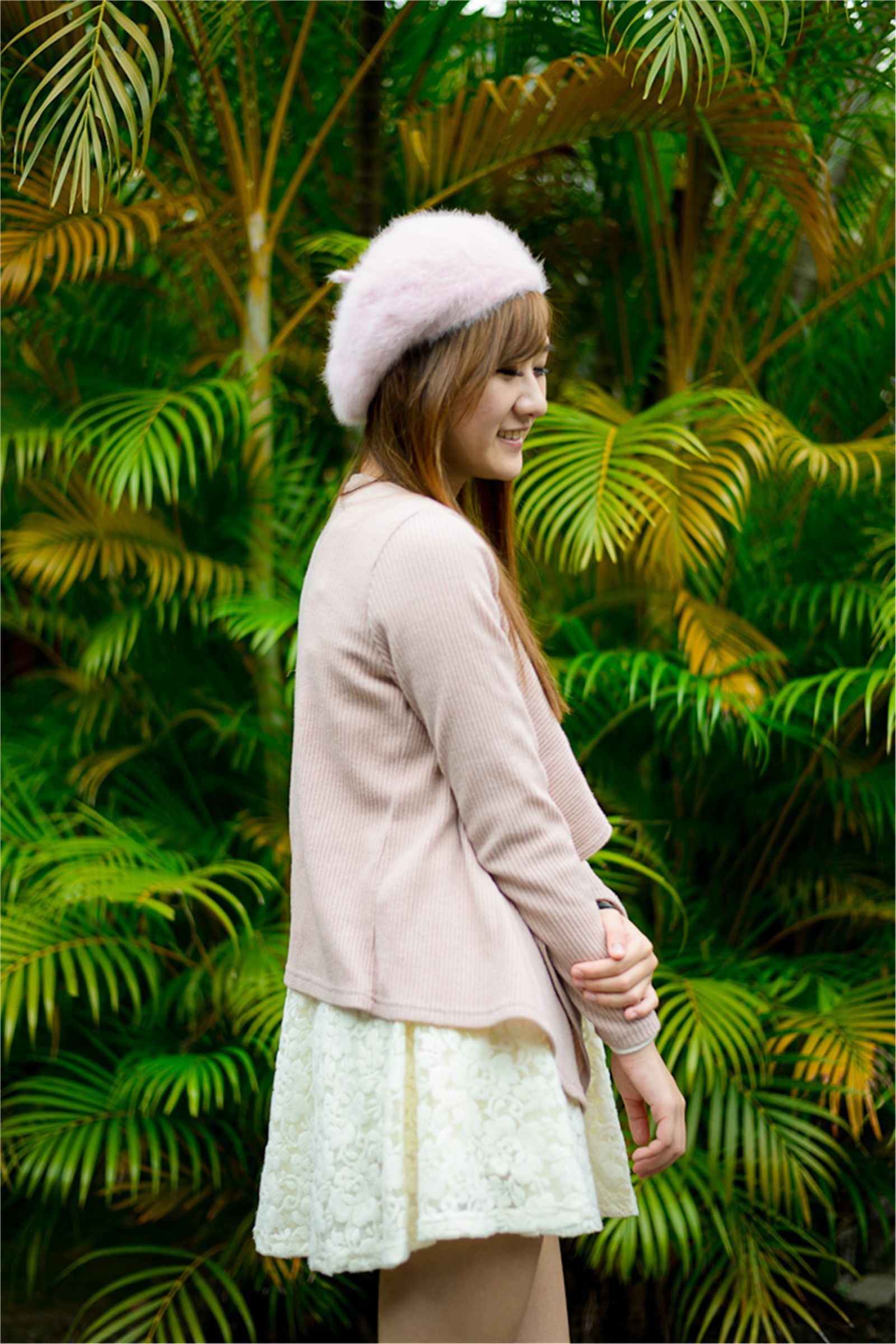 台湾清纯美女 思嫺-台北士林官邸外拍写真