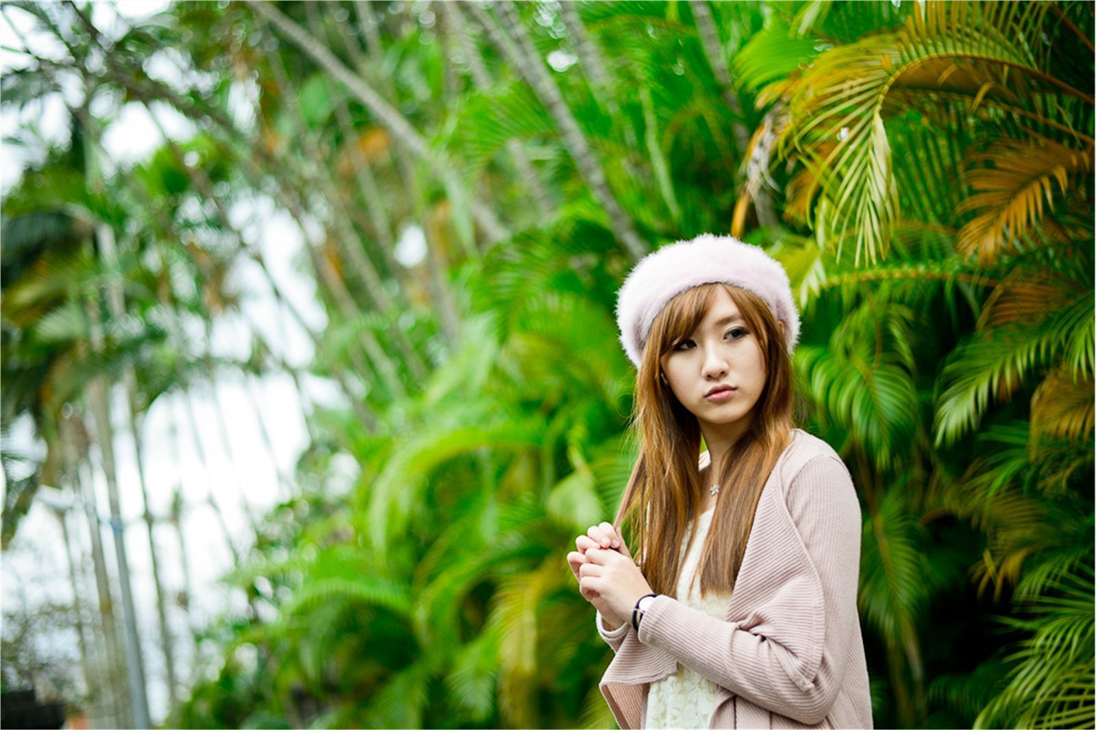 台湾清纯美女 思嫺-台北士林官邸外拍写真