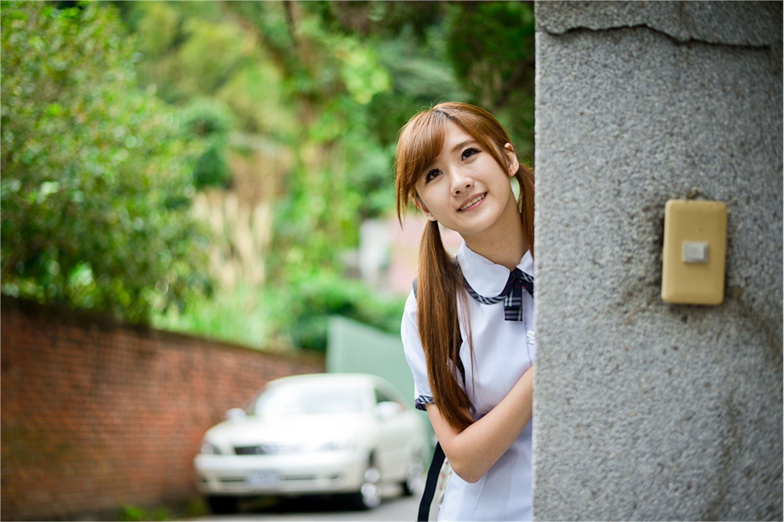 台湾清纯美女 思嫺-台北士林官邸外拍写真