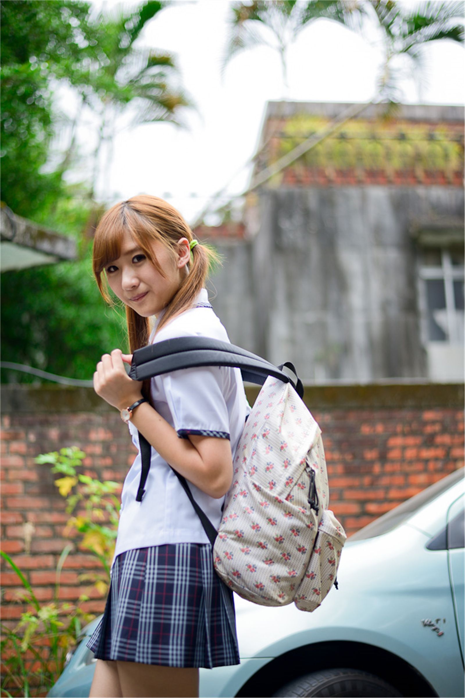 台湾清纯美女 思嫺-台北士林官邸外拍写真