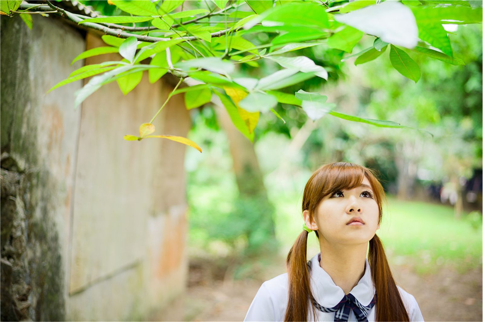 台湾清纯美女 思嫺-台北士林官邸外拍写真