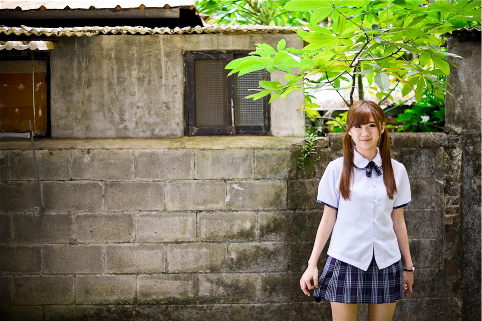 台湾清纯美女 思嫺-台北士林官邸外拍写真