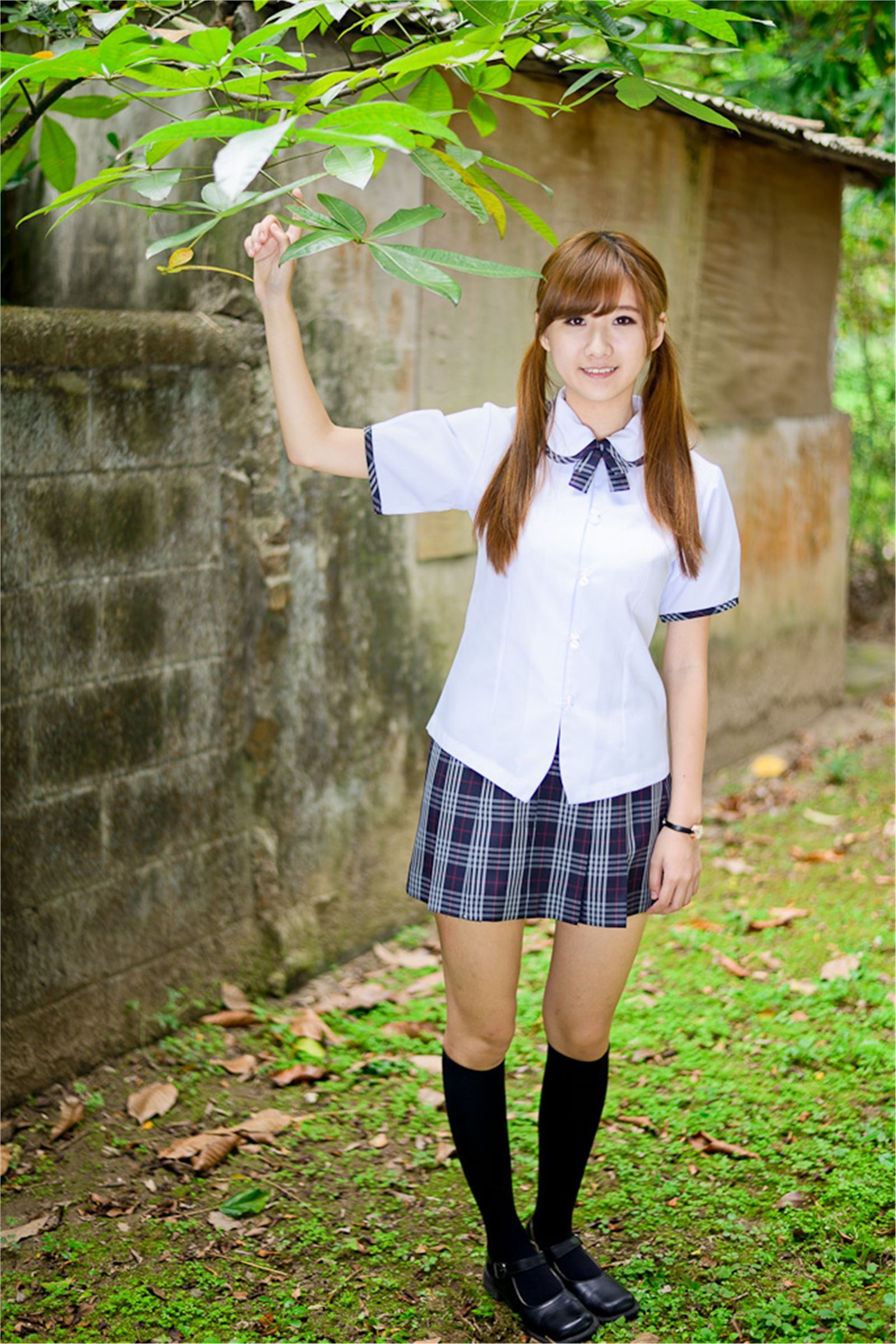 台湾清纯美女 思嫺-台北士林官邸外拍写真