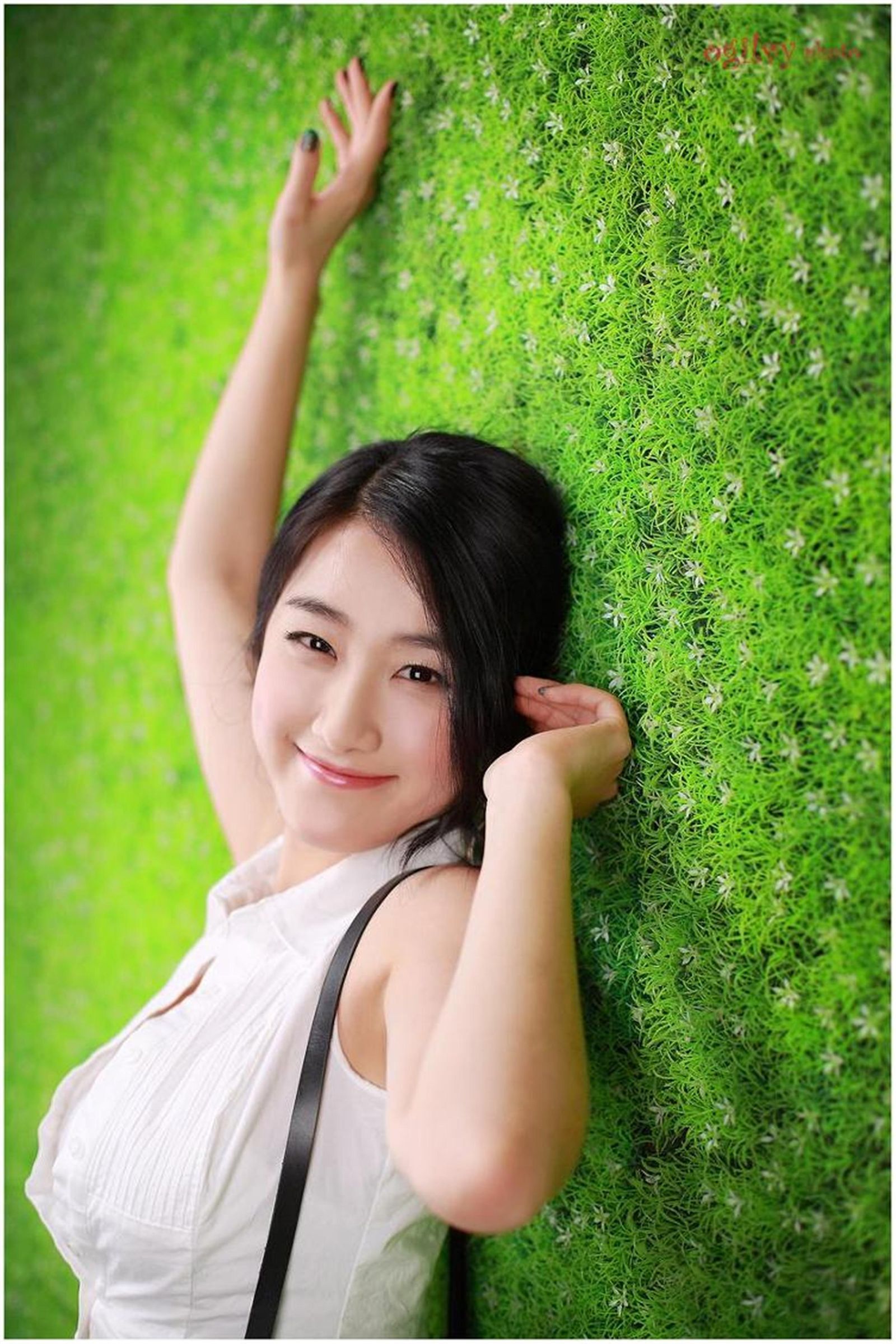 韩国模特崔之香-条纹写真