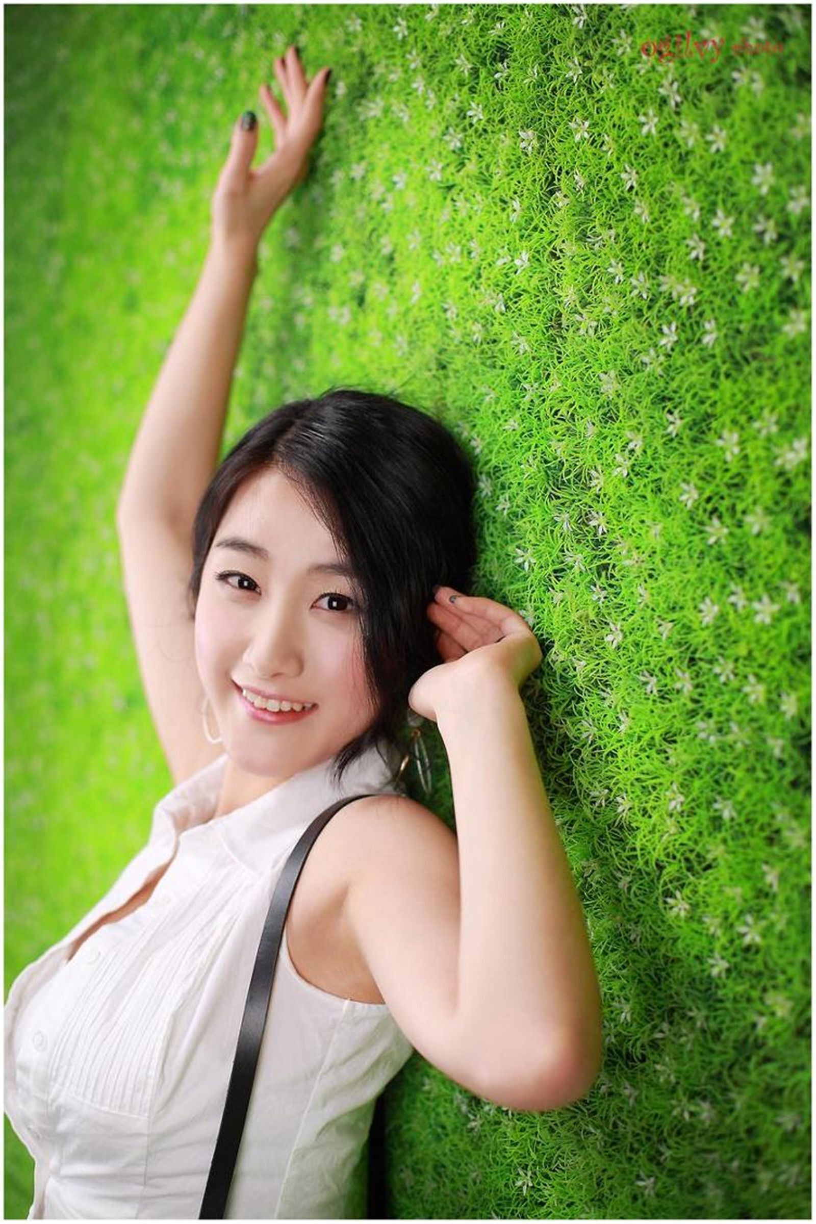 韩国模特崔之香-条纹写真