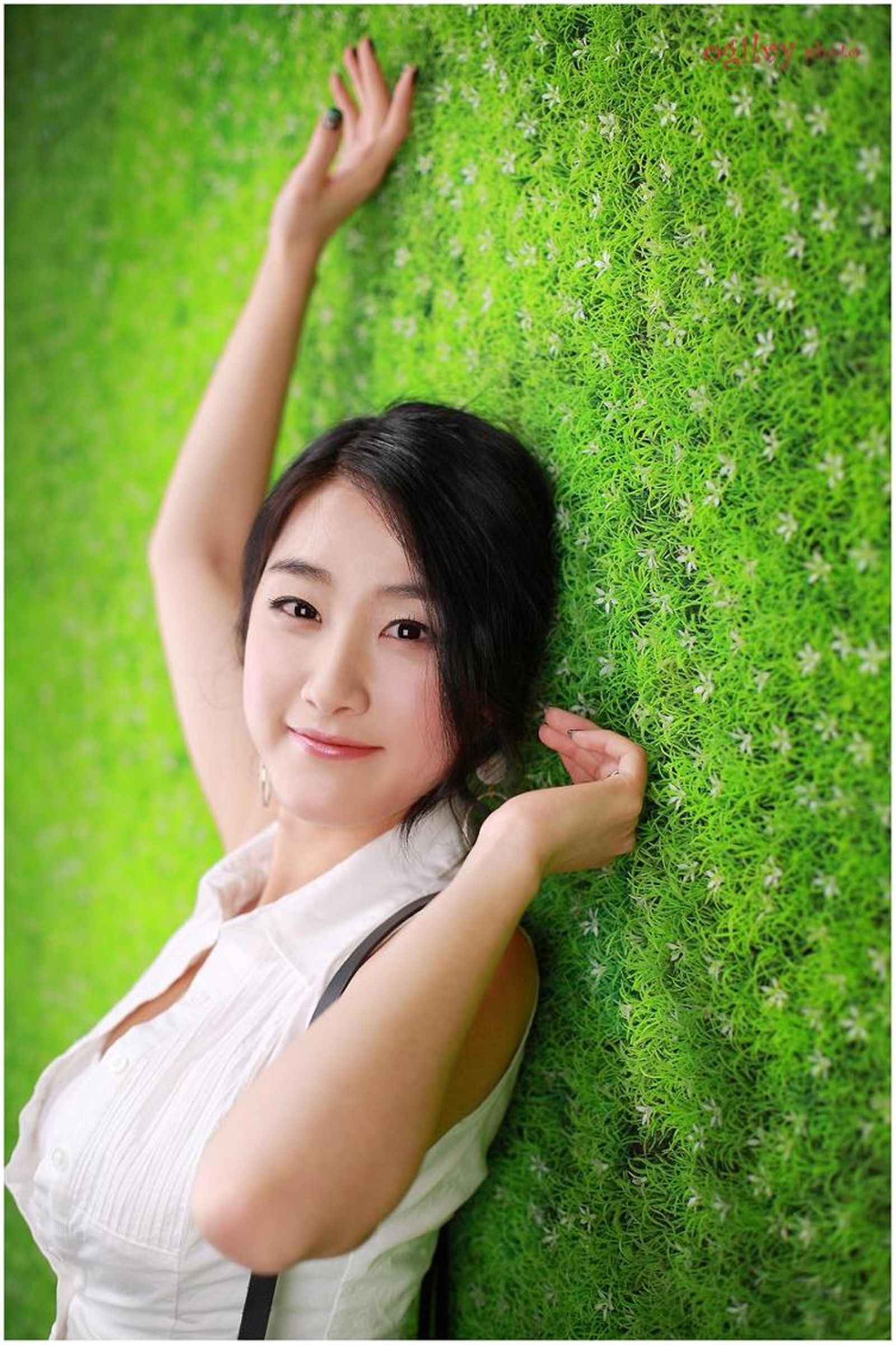 韩国模特崔之香-条纹写真