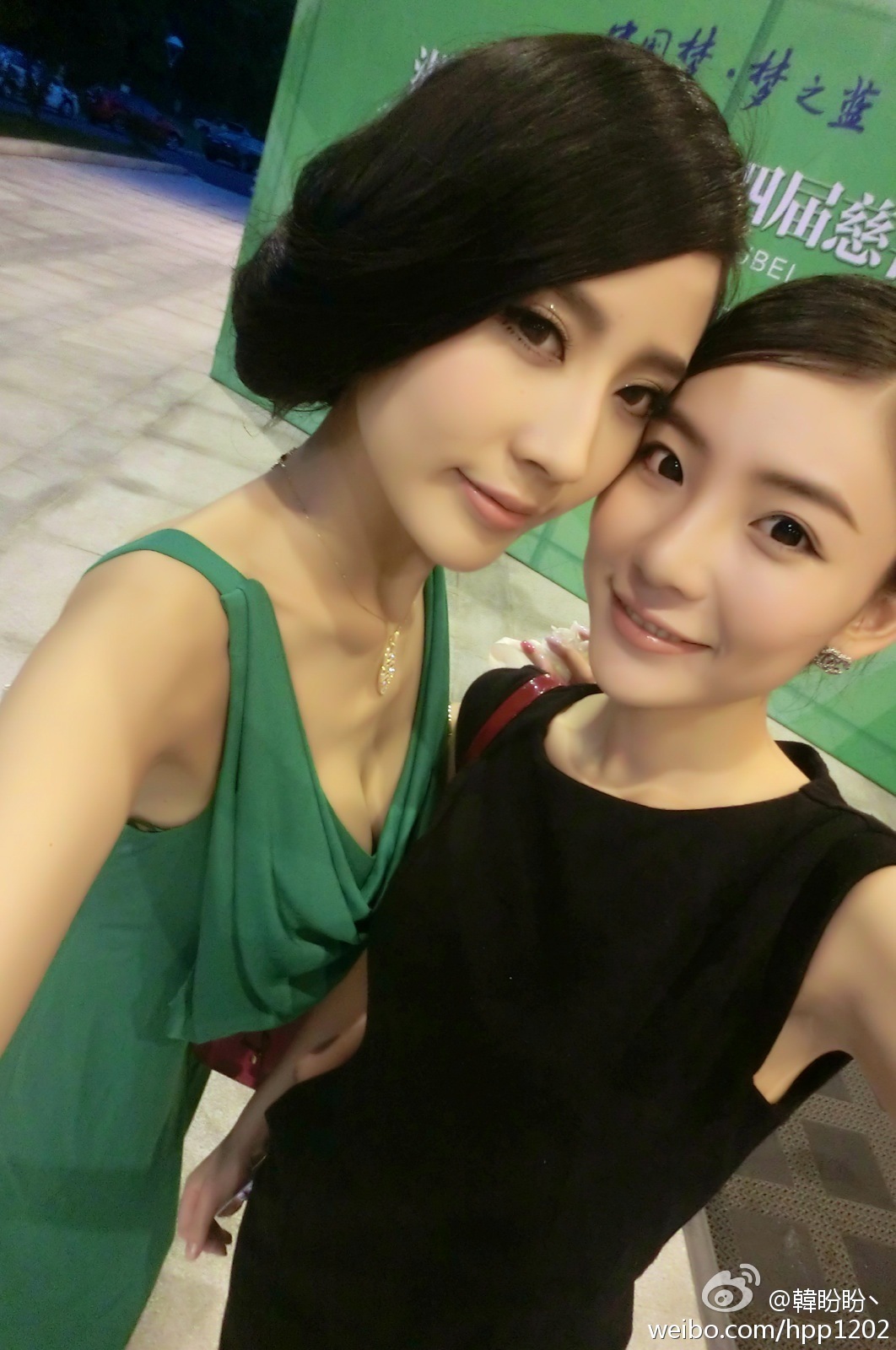 新一代性感车模小天后，风韵十足韩盼盼