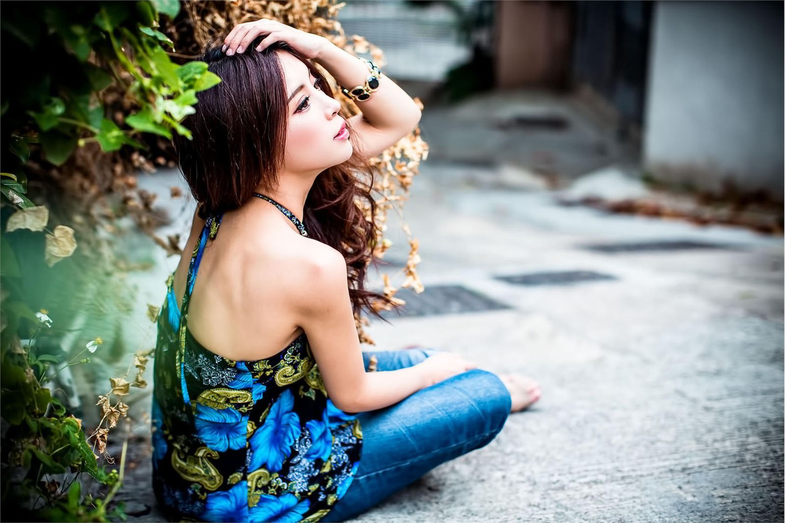 超跑女神大眼正妹张齐郡 炫彩外拍