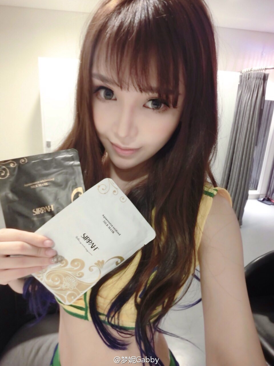 北舞校花翻版Angelababy 梦妮gabby小清新微博图集