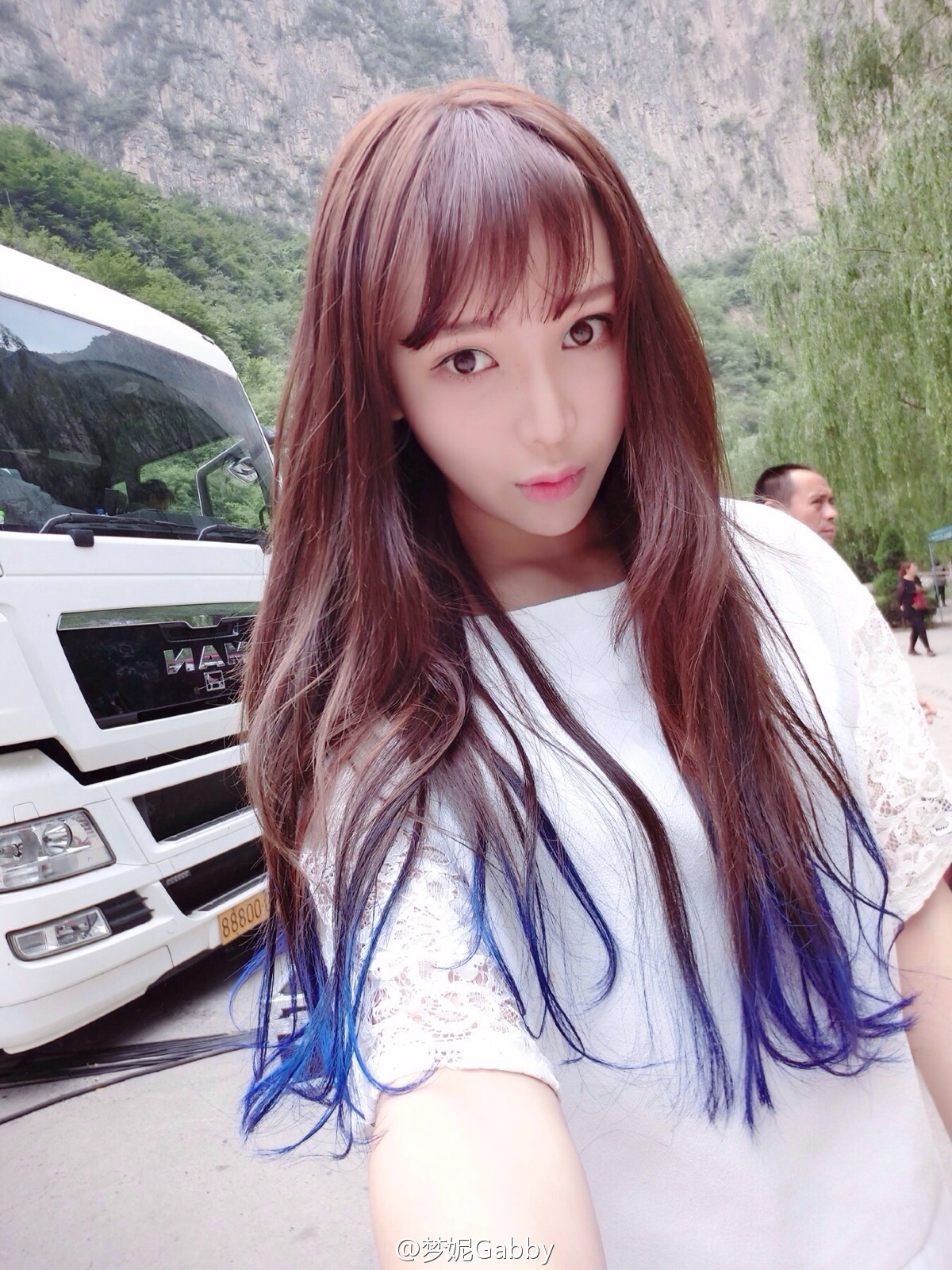 北舞校花翻版Angelababy 梦妮gabby小清新微博图集