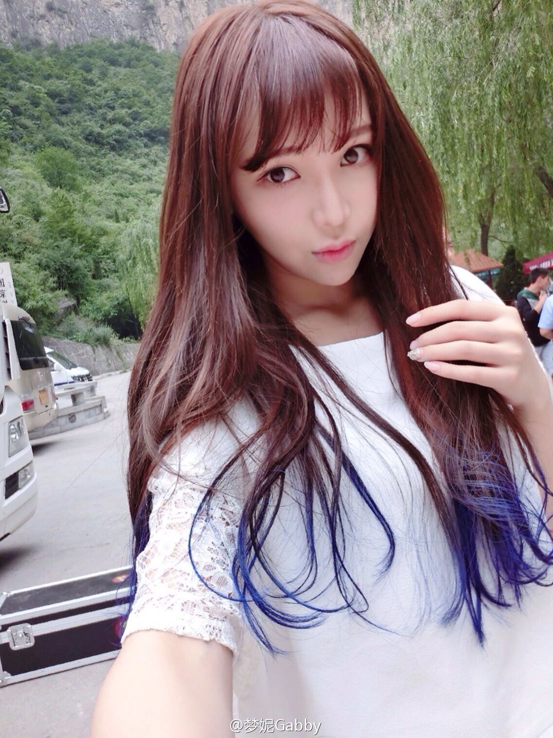 北舞校花翻版Angelababy 梦妮gabby小清新微博图集