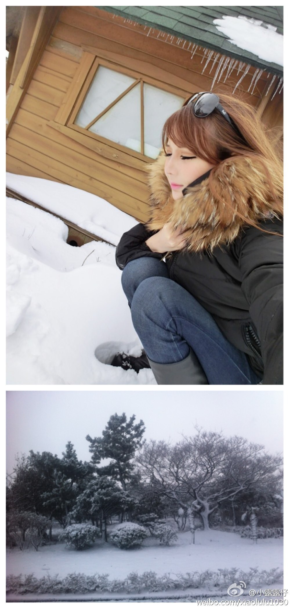 北舞校花翻版Angelababy 梦妮gabby小清新微博图集