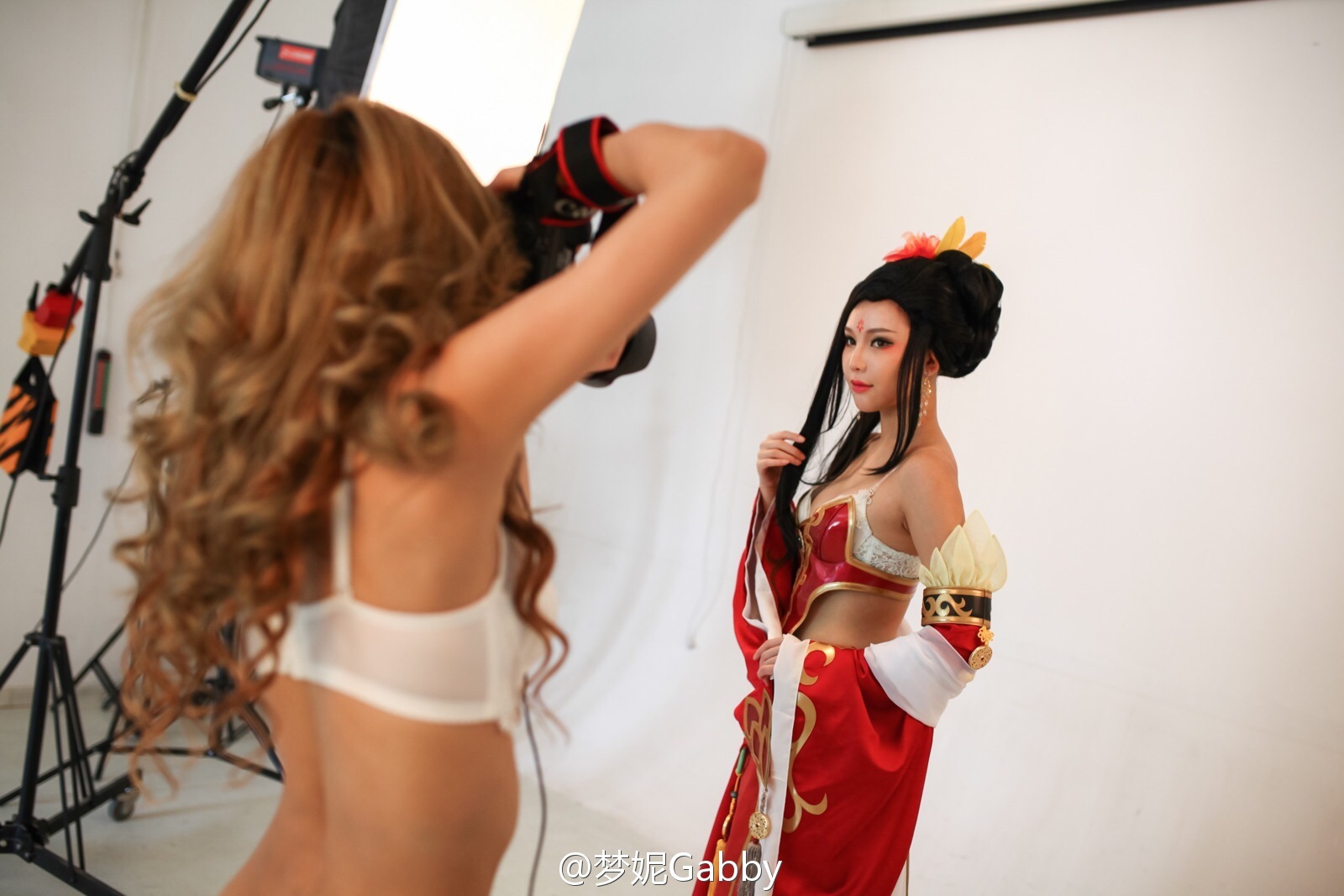 北舞校花翻版Angelababy 梦妮gabby小清新微博图集