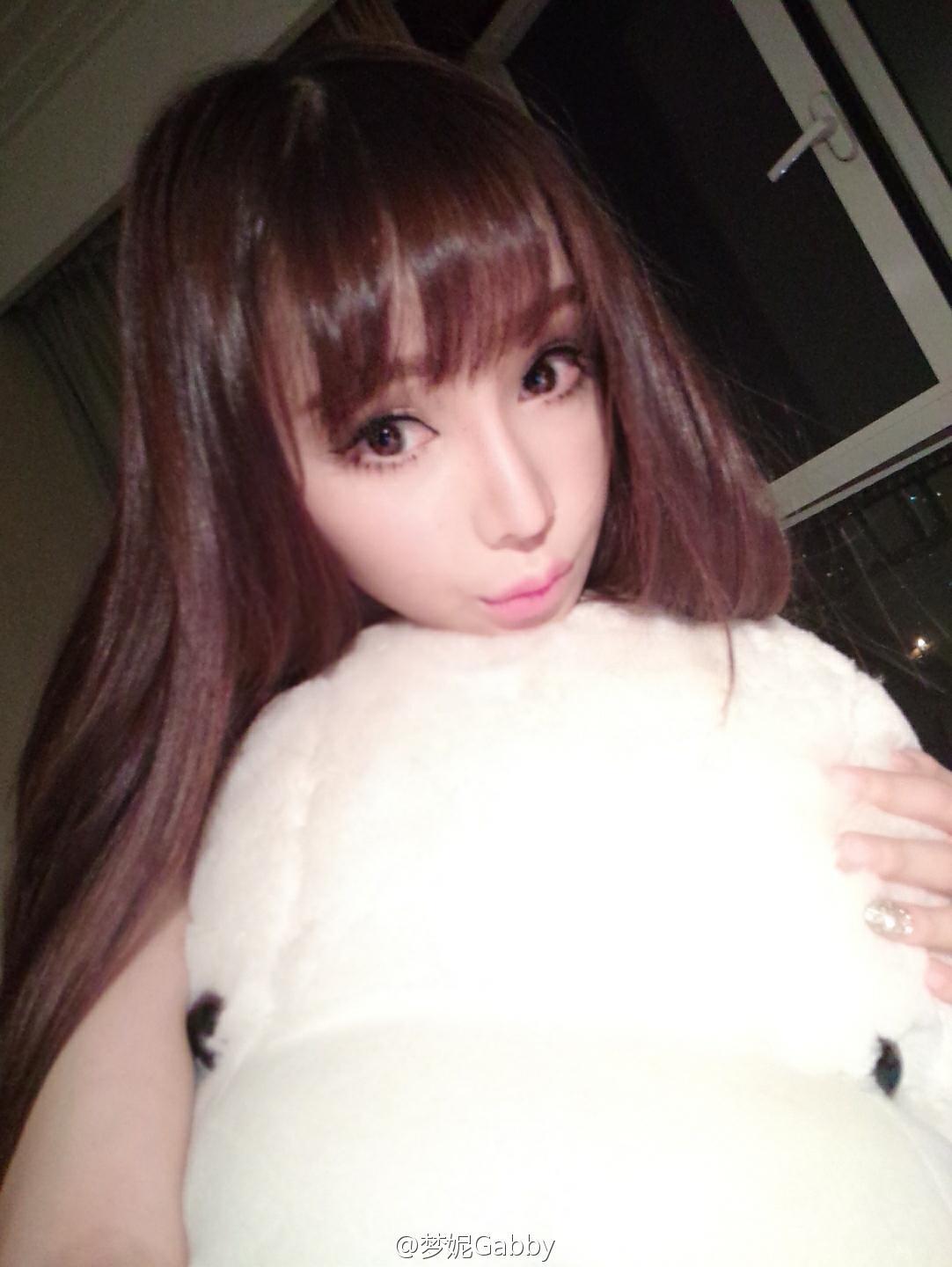 北舞校花翻版Angelababy 梦妮gabby小清新微博图集