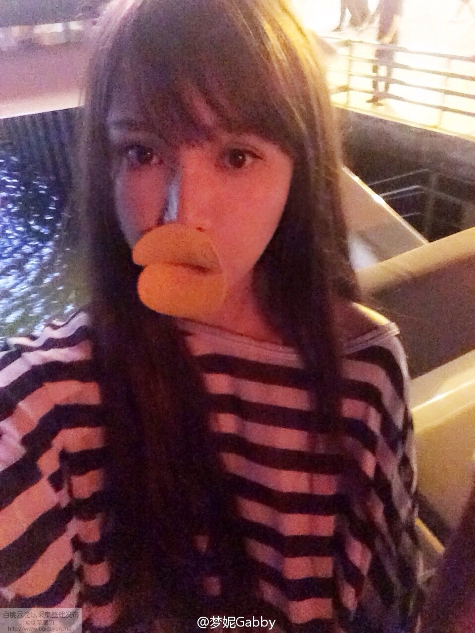 北舞校花翻版Angelababy 梦妮gabby小清新微博图集