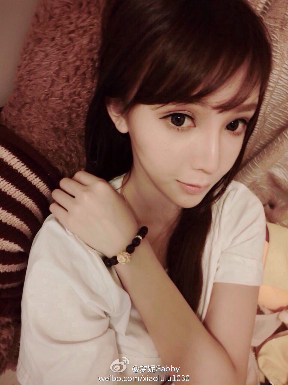 北舞校花翻版Angelababy 梦妮gabby小清新微博图集