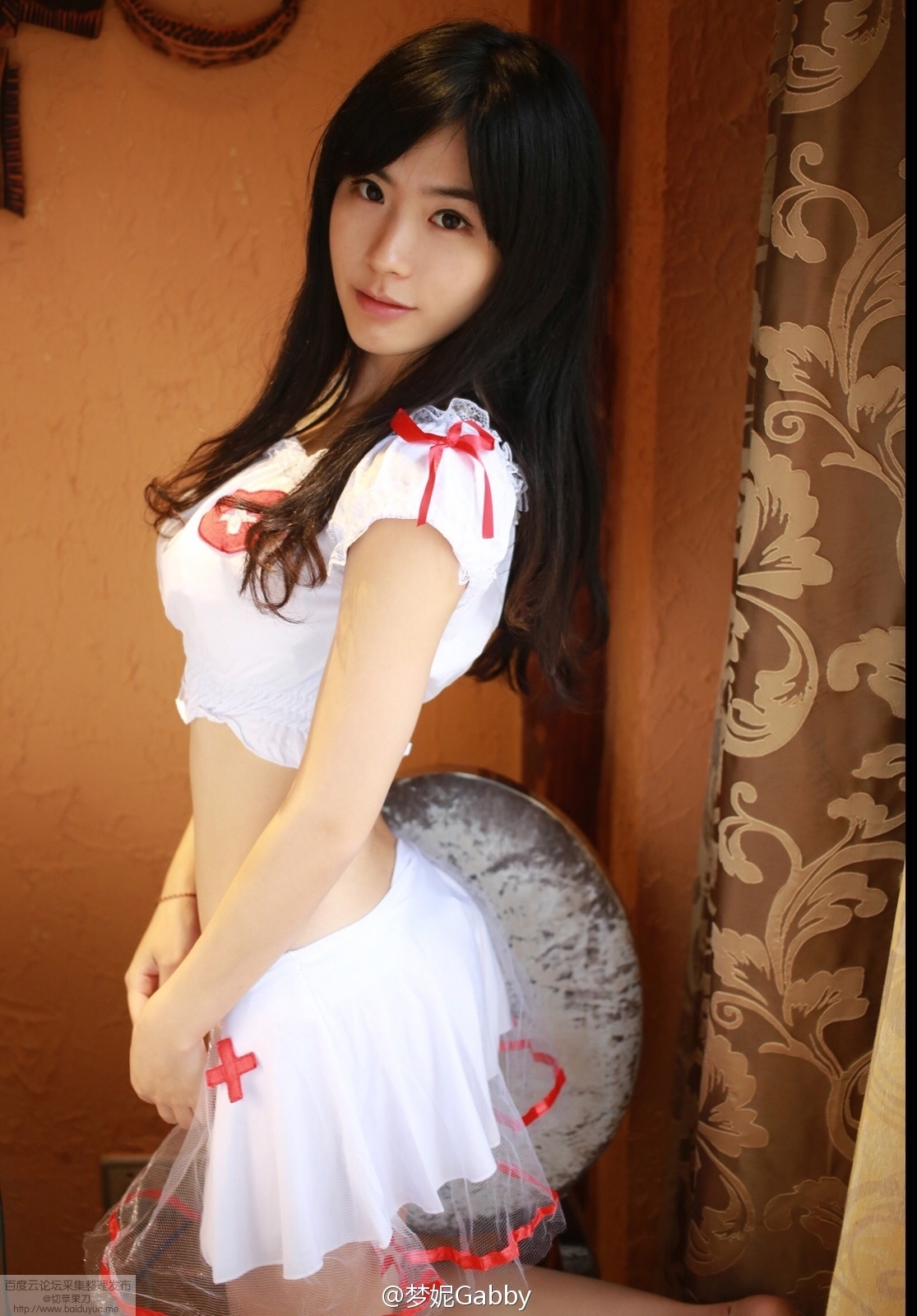 北舞校花翻版Angelababy 梦妮gabby小清新微博图集