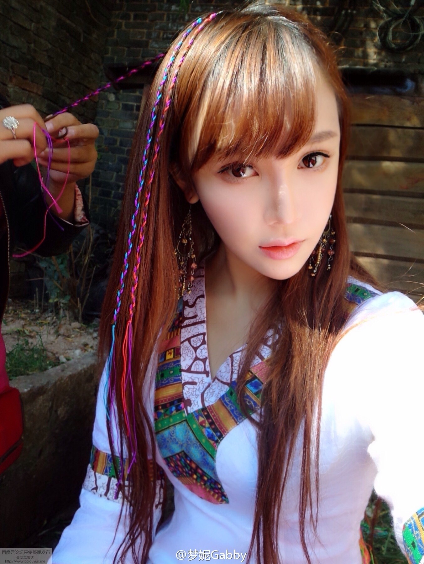 北舞校花翻版Angelababy 梦妮gabby小清新微博图集