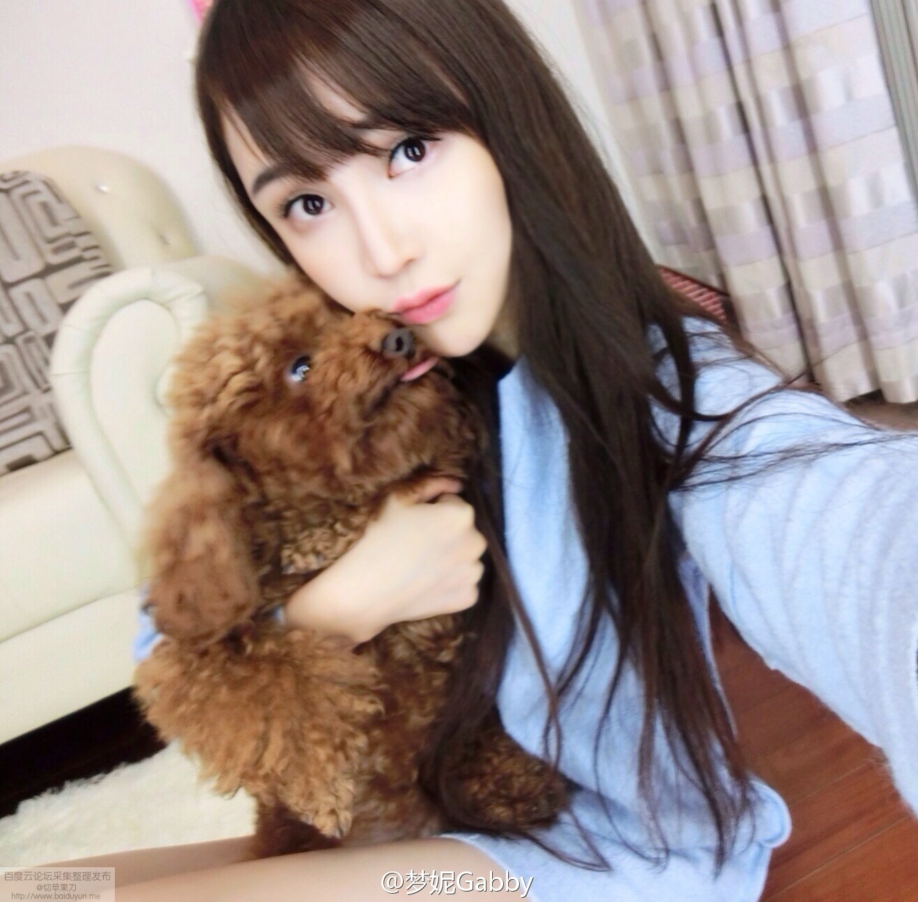 北舞校花翻版Angelababy 梦妮gabby小清新微博图集