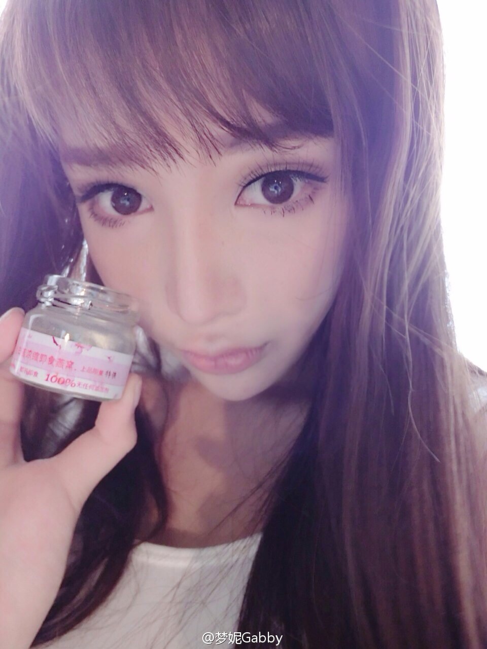 北舞校花翻版Angelababy 梦妮gabby小清新微博图集