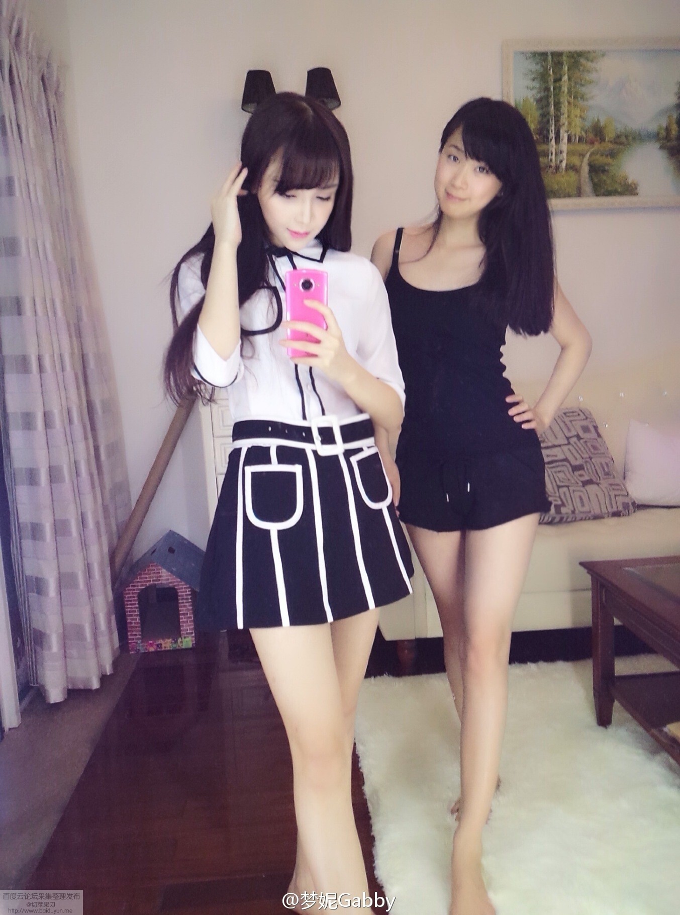 北舞校花翻版Angelababy 梦妮gabby小清新微博图集