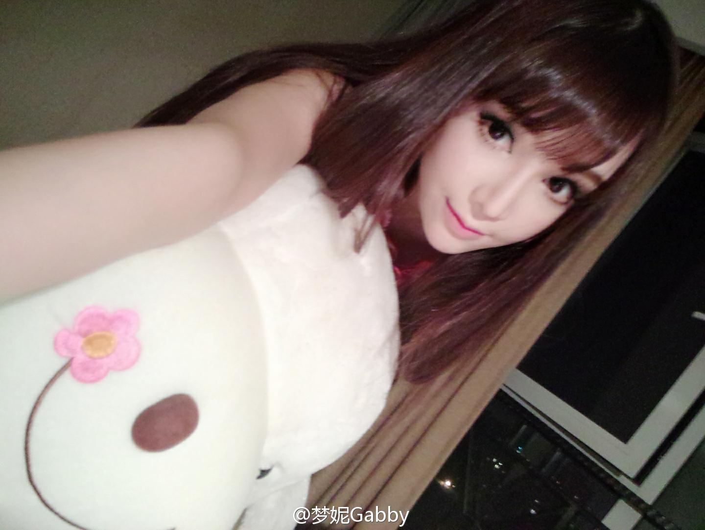 北舞校花翻版Angelababy 梦妮gabby小清新微博图集