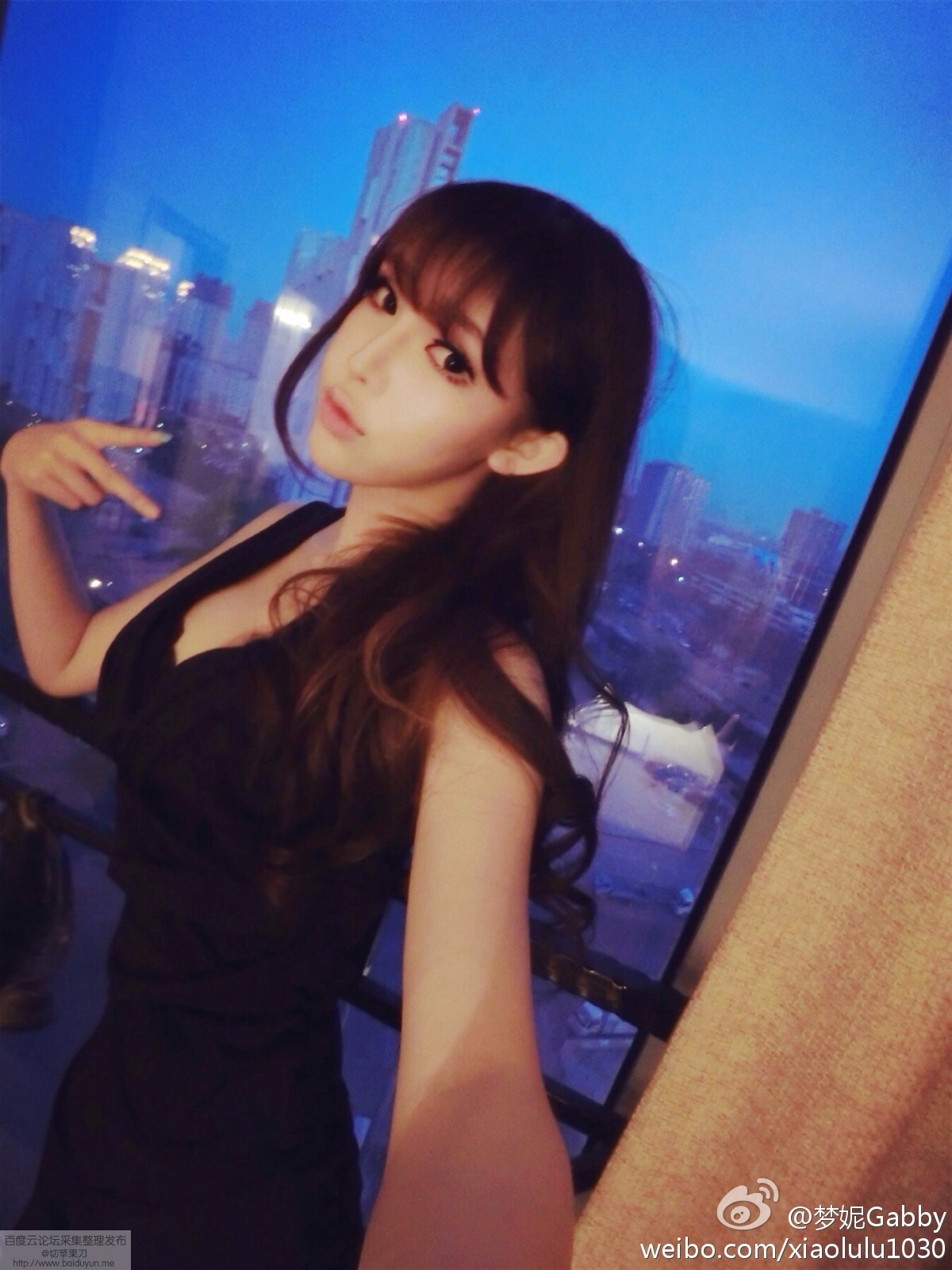 北舞校花翻版Angelababy 梦妮gabby小清新微博图集