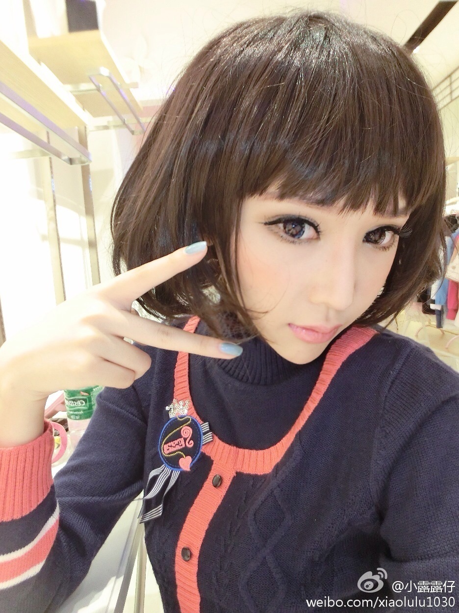 北舞校花翻版Angelababy 梦妮gabby小清新微博图集