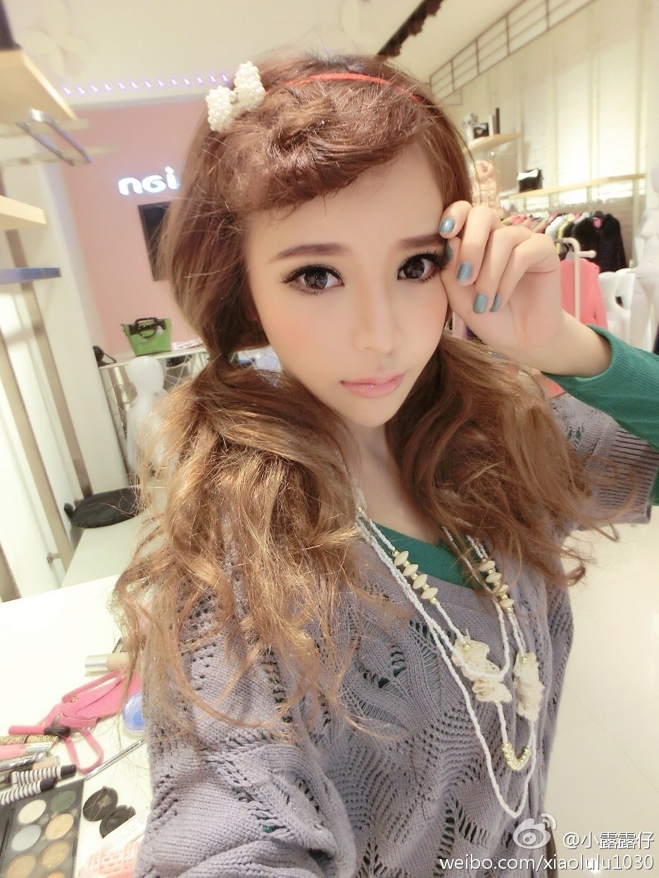 北舞校花翻版Angelababy 梦妮gabby小清新微博图集